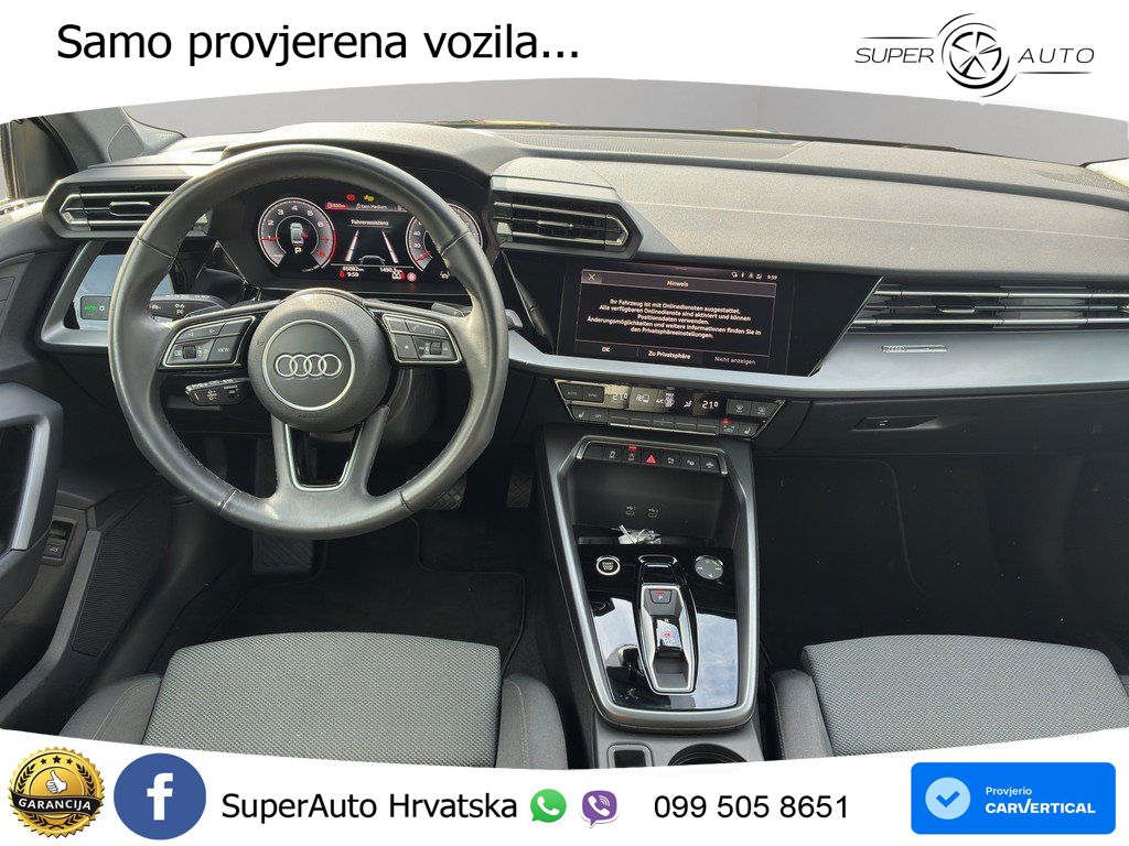 Audi A3 Limuzina 30 TFSI (116 KS) advanced