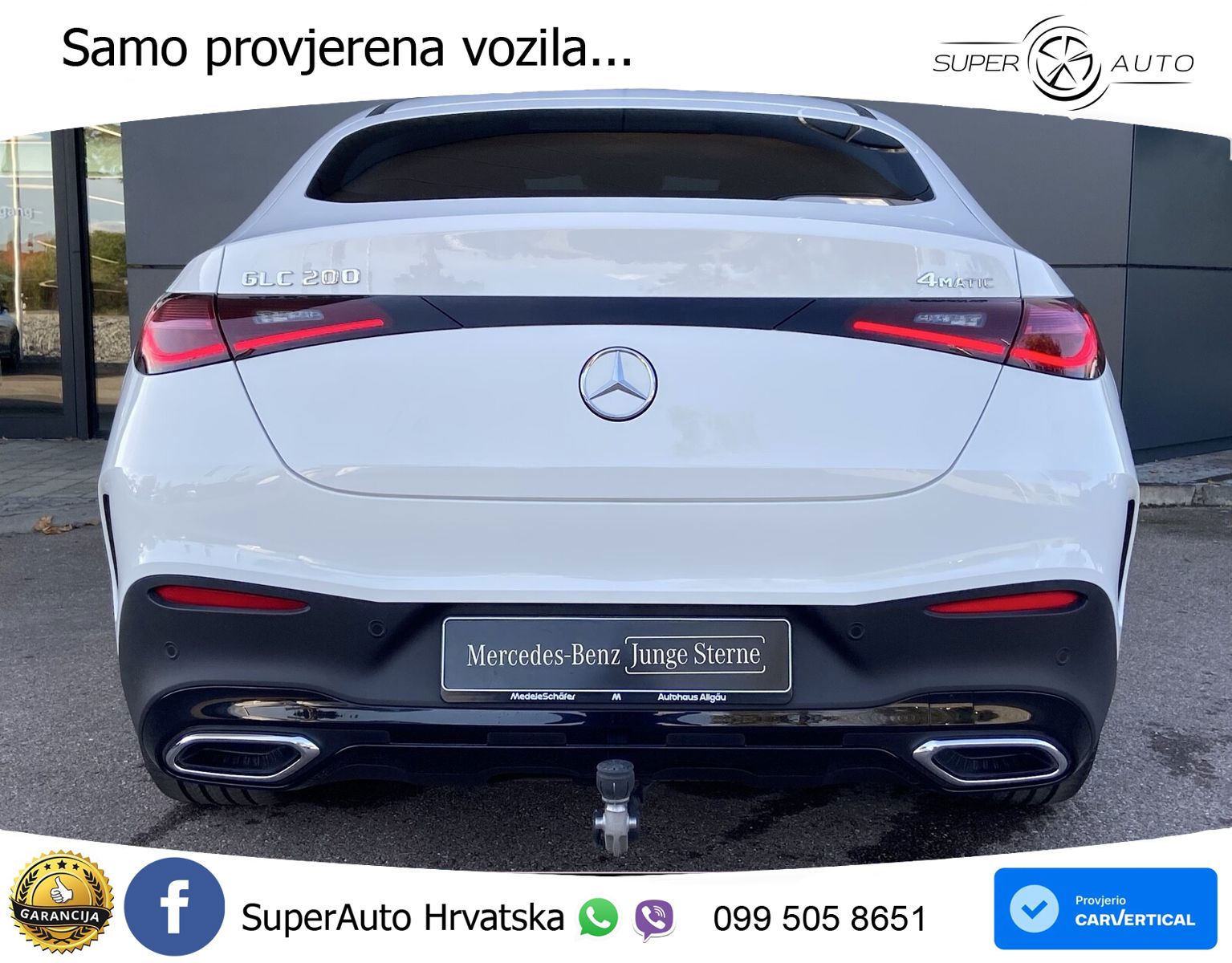 Mercedes GLC Coupe 200 (204 KS) 4MATIC 9G-TRONIC AMG ACC+GR SJED+360+PANO