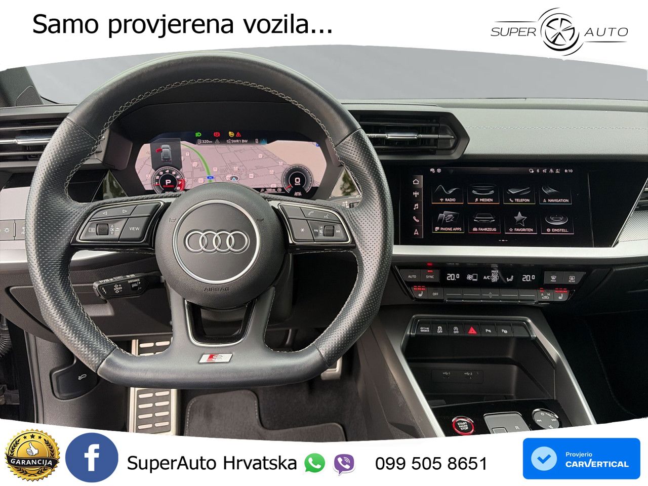 Audi S3 2.0 TFSI (310 KS) quattro S tronic MATRIX+GR SJED+KAM