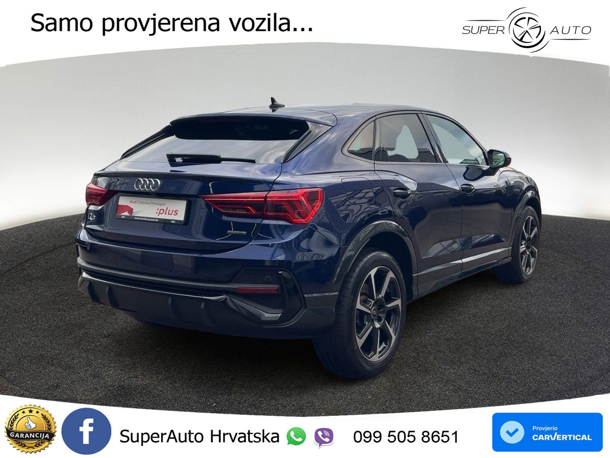 Audi Q3 Sportback 40 TFSI (190 KS) quattro S tronic S line LED+GR SJED+ACC