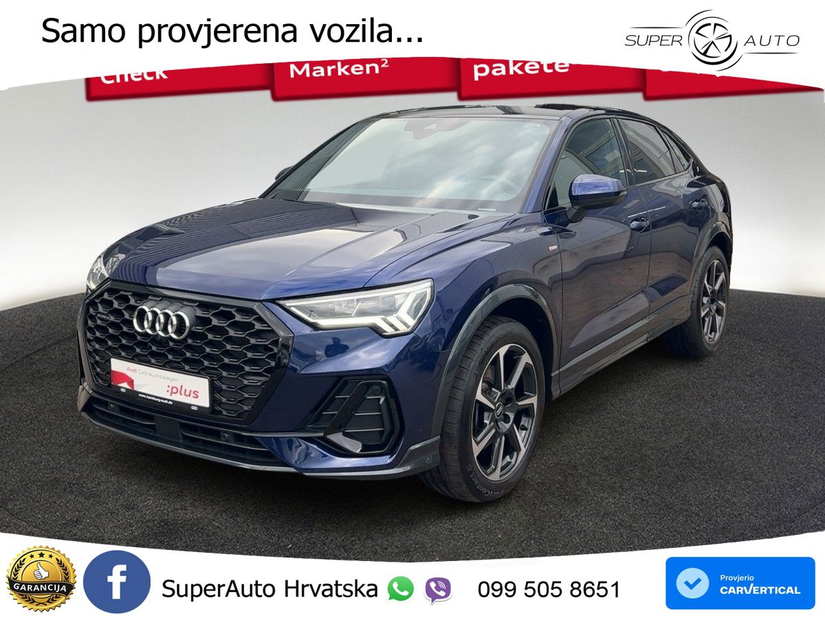 Audi Q3 Sportback 40 TFSI (190 KS) quattro S tronic S line LED+GR SJED+ACC