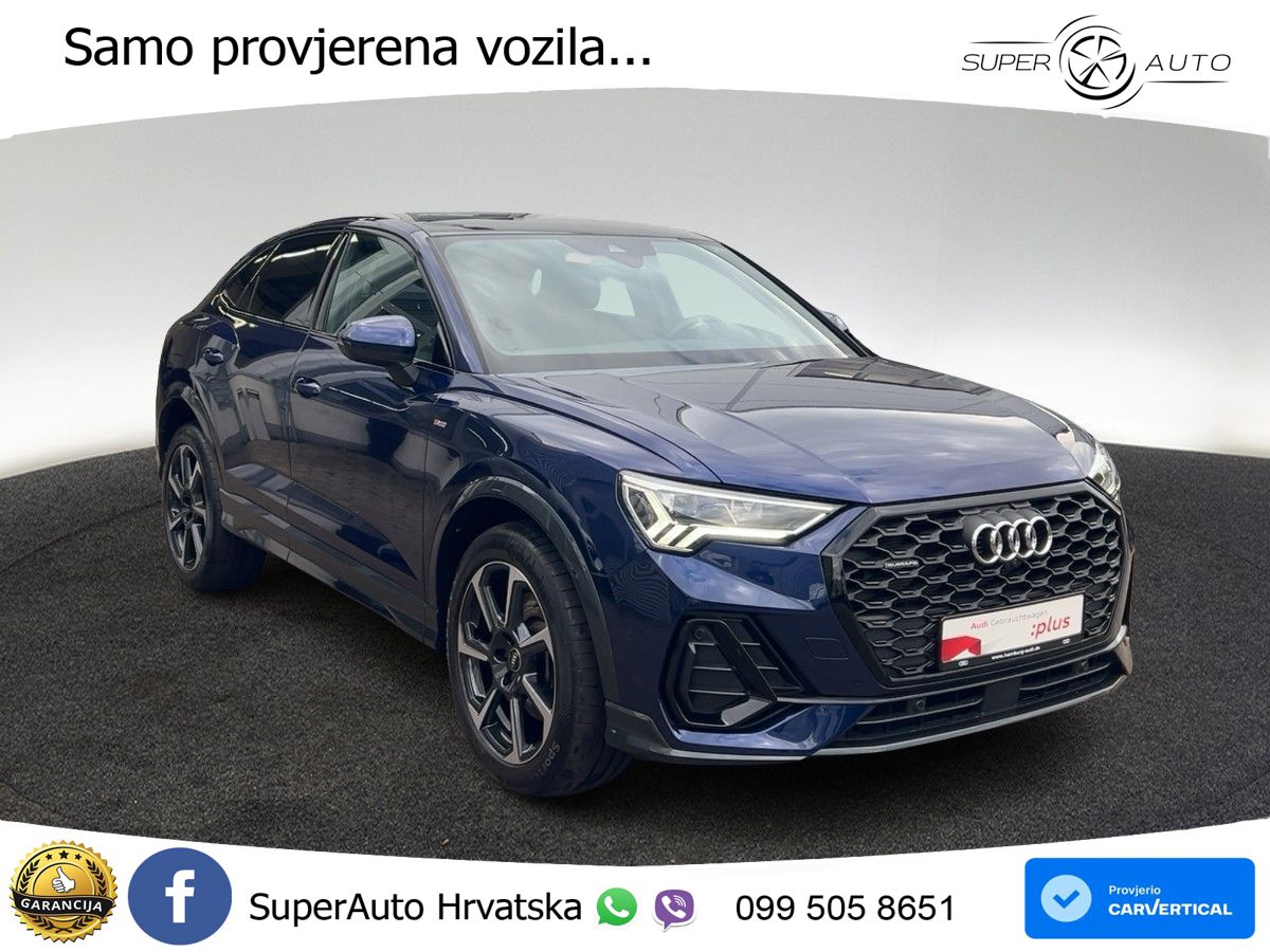 Audi Q3 Sportback 40 TFSI (190 KS) quattro S tronic S line LED+GR SJED+ACC