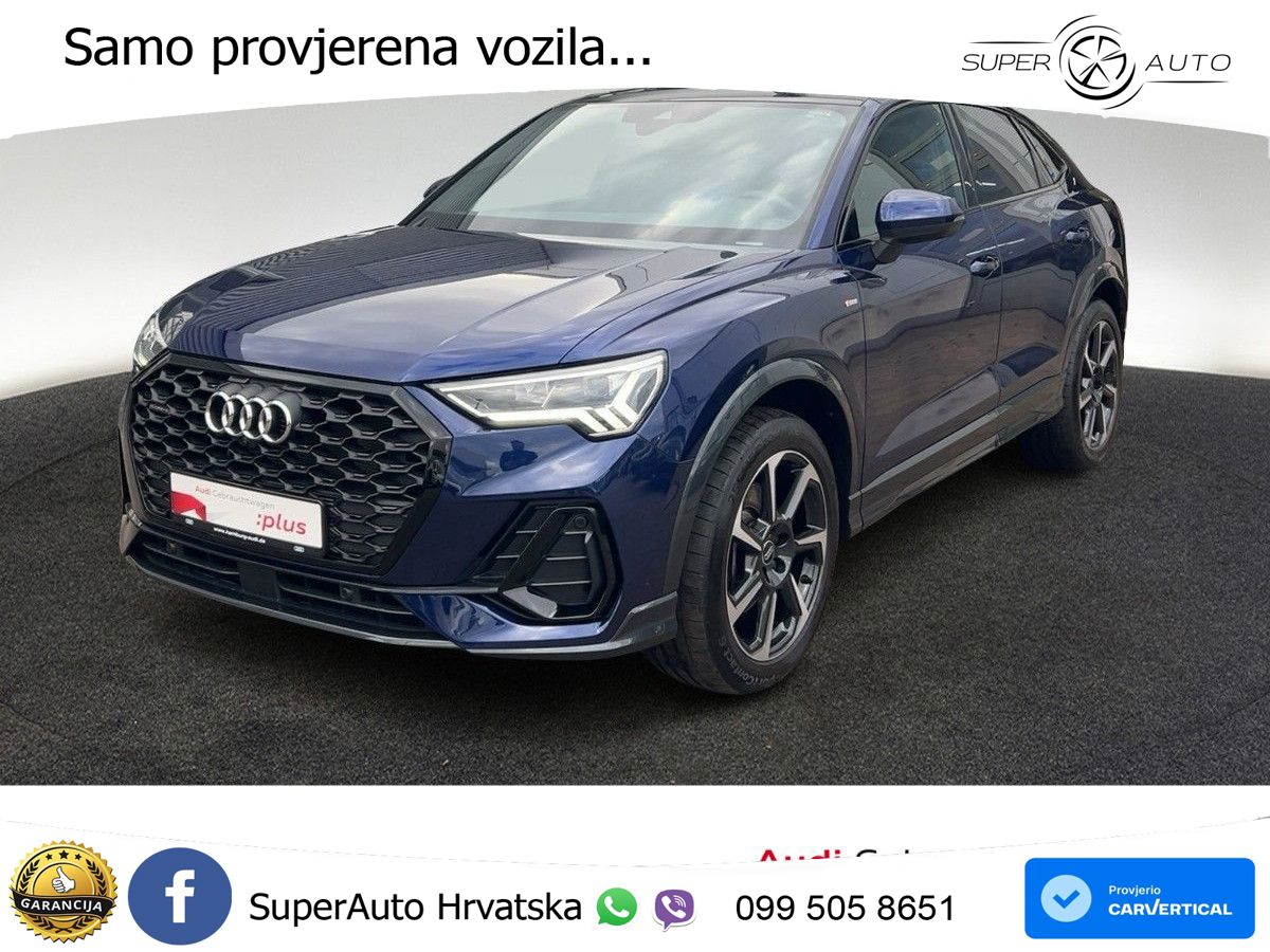 Audi Q3 Sportback 40 TFSI (190 KS) quattro S tronic S line LED+GR SJED+ACC