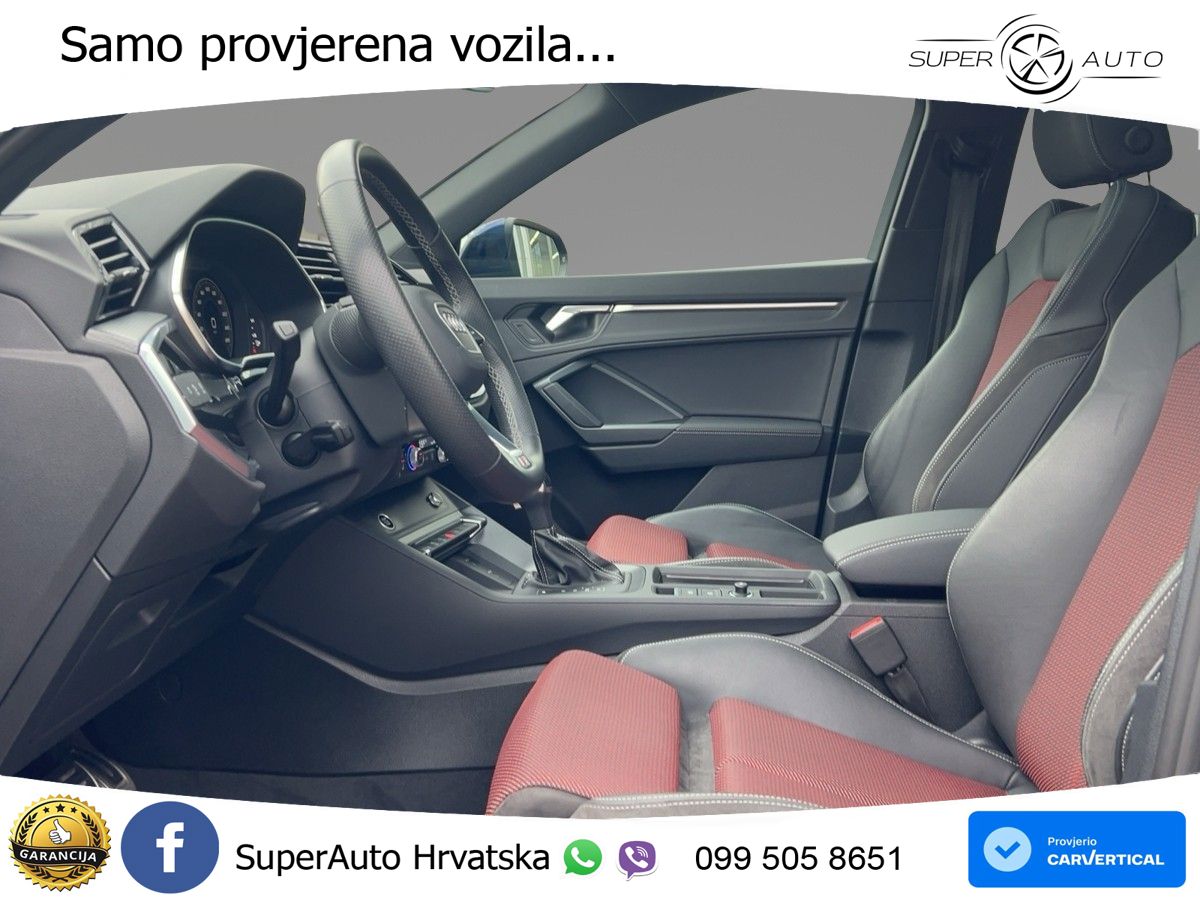 Audi Q3 Sportback 40 TFSI (190 KS) quattro S tronic S line LED+GR SJED+ACC