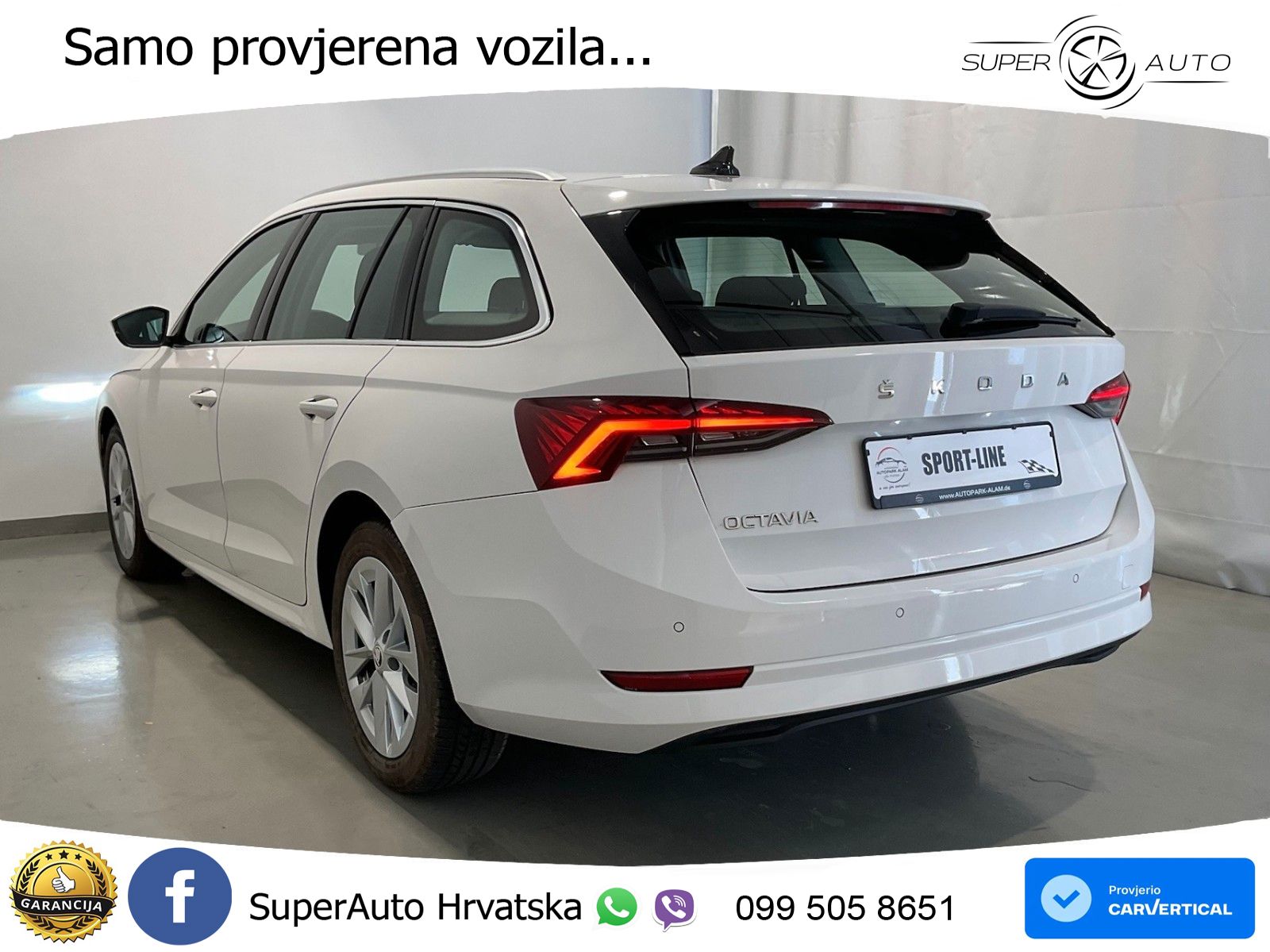 Škoda Octavia Combi 2.0 TDI (150 KS) DSG LED+GR SJED+ACC