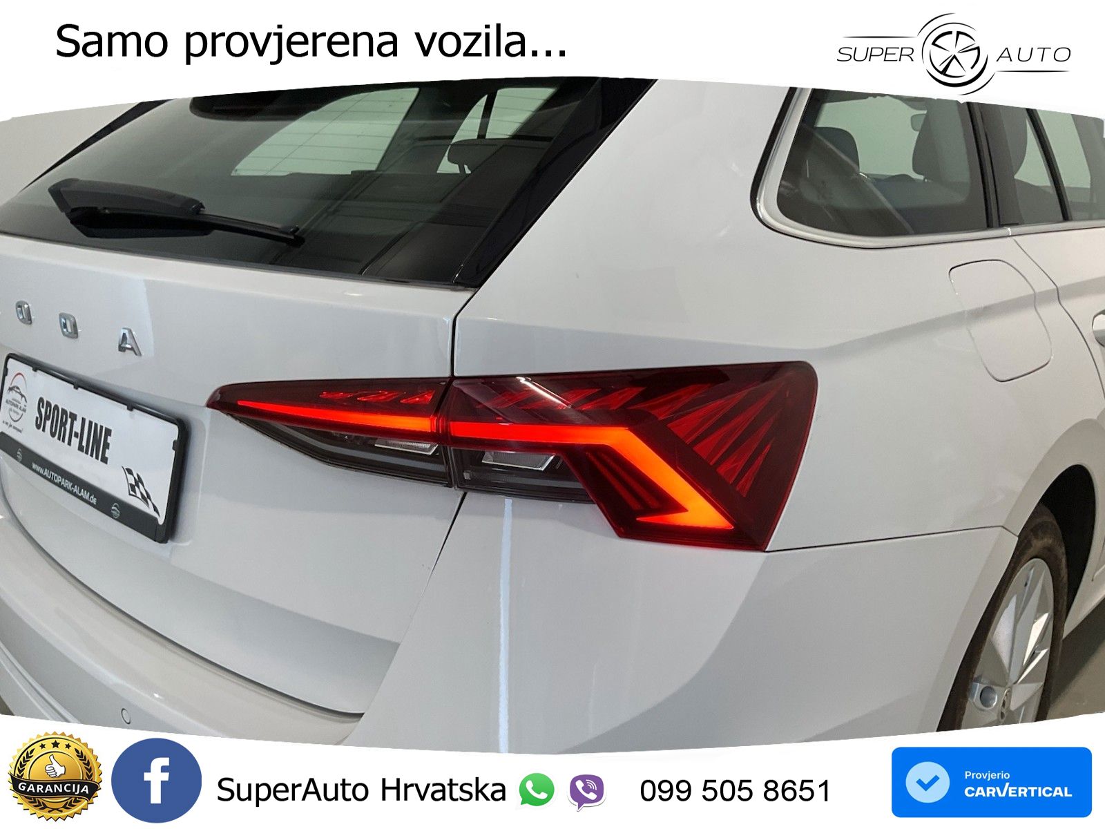 Škoda Octavia Combi 2.0 TDI (150 KS) DSG LED+GR SJED+ACC