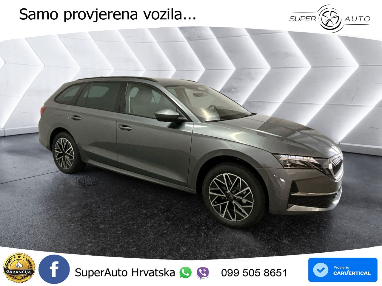 Škoda Octavia Combi 2.0 TDI (150 KS) DSG MATRIX+GR SJED+KAM