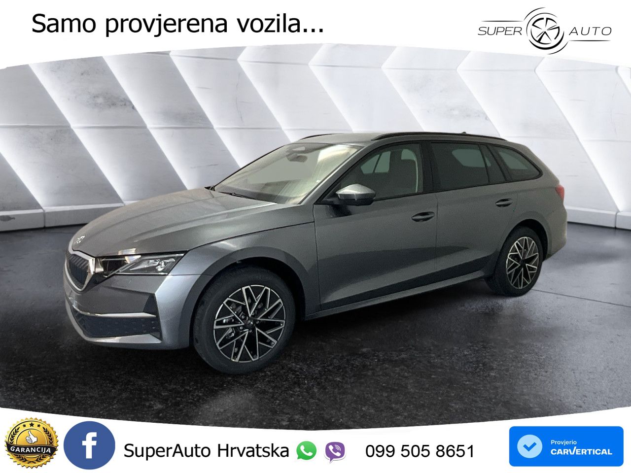 Škoda Octavia Combi 2.0 TDI (150 KS) DSG MATRIX+GR SJED+KAM