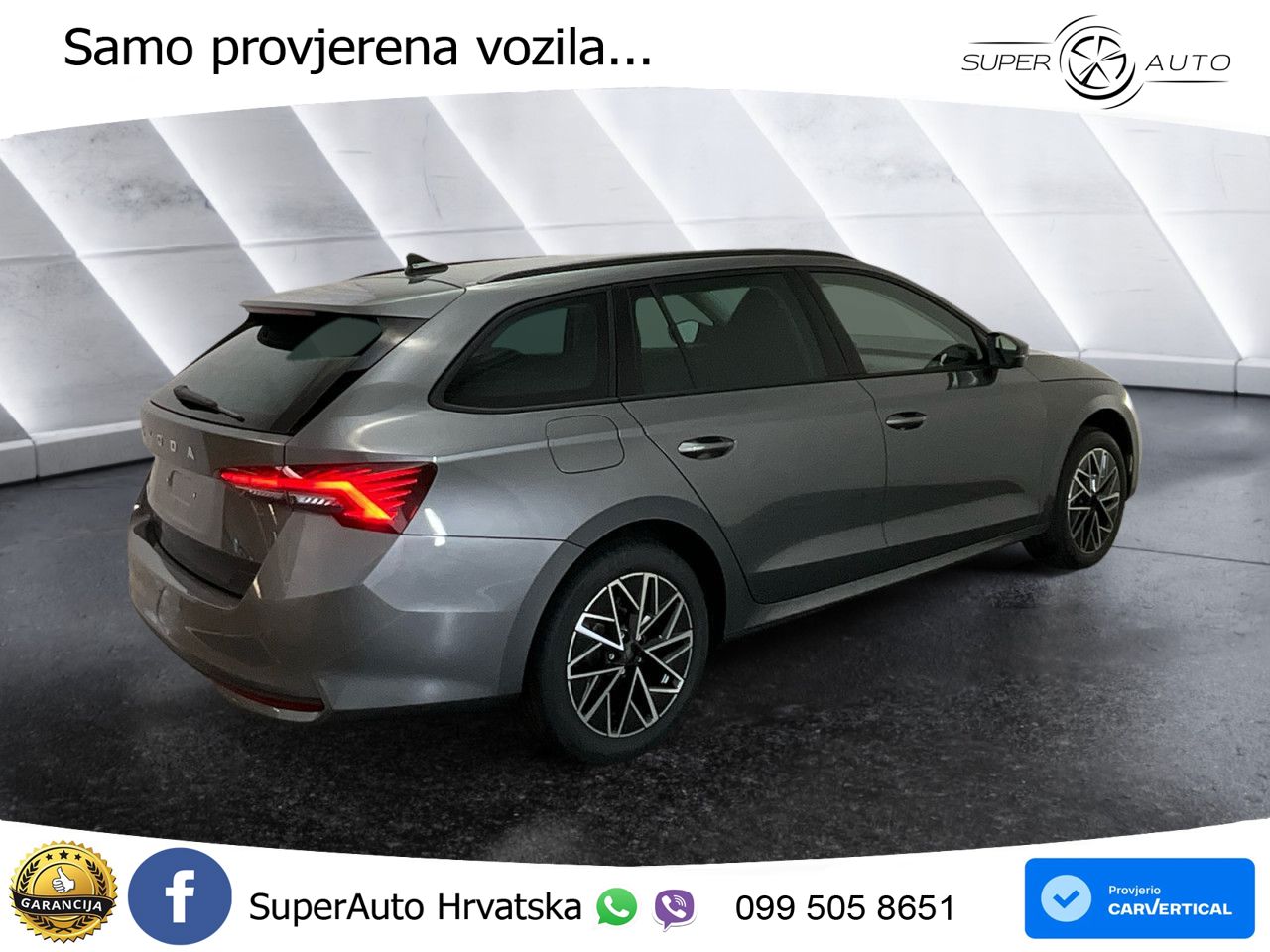 Škoda Octavia Combi 2.0 TDI (150 KS) DSG MATRIX+GR SJED+KAM