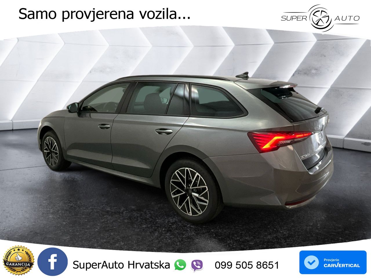 Škoda Octavia Combi 2.0 TDI (150 KS) DSG MATRIX+GR SJED+KAM