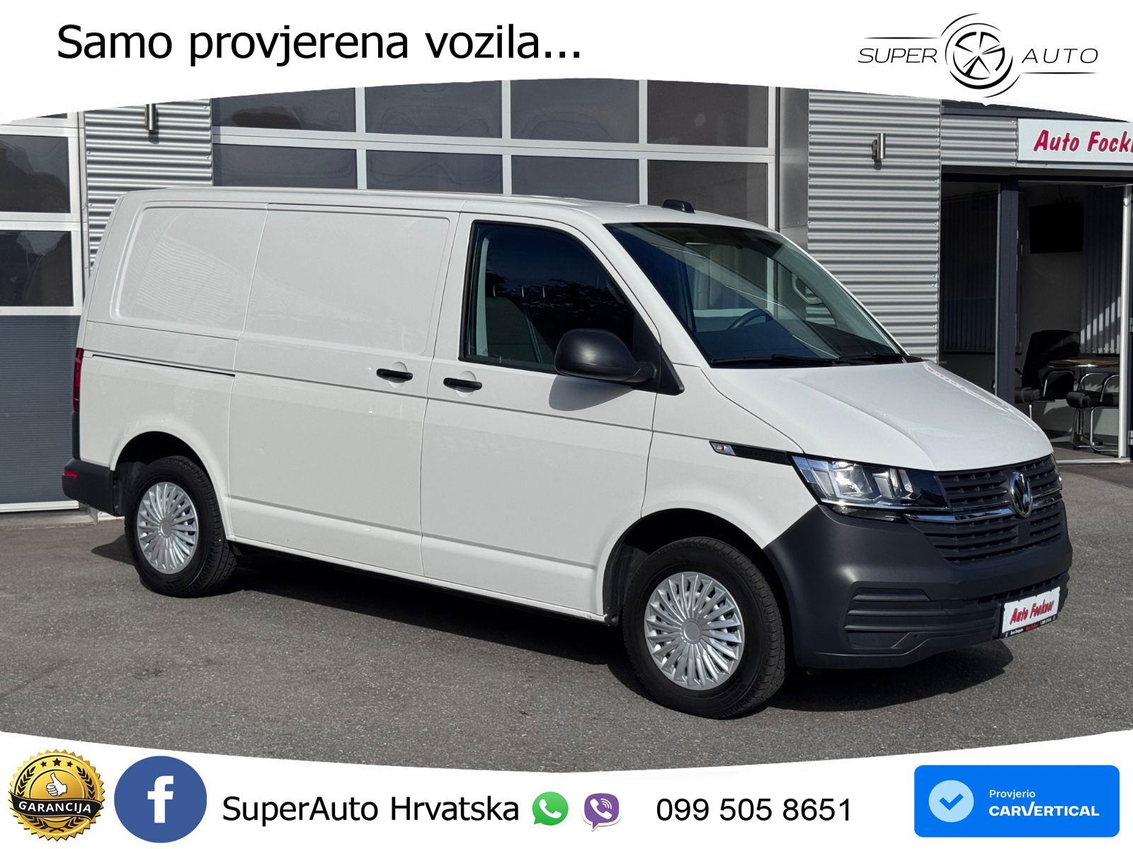 Volkswagen T6.1 Transporter Kasten FWD EcoProfi Klima 110 KS