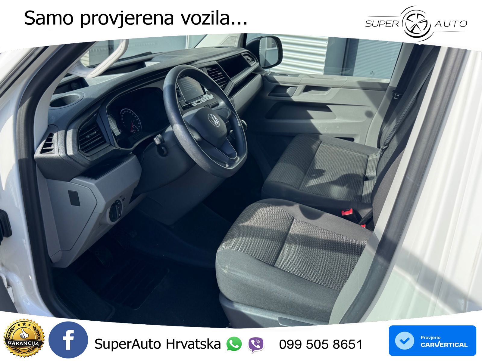 Volkswagen T6.1 Transporter Kasten FWD EcoProfi Klima 110 KS