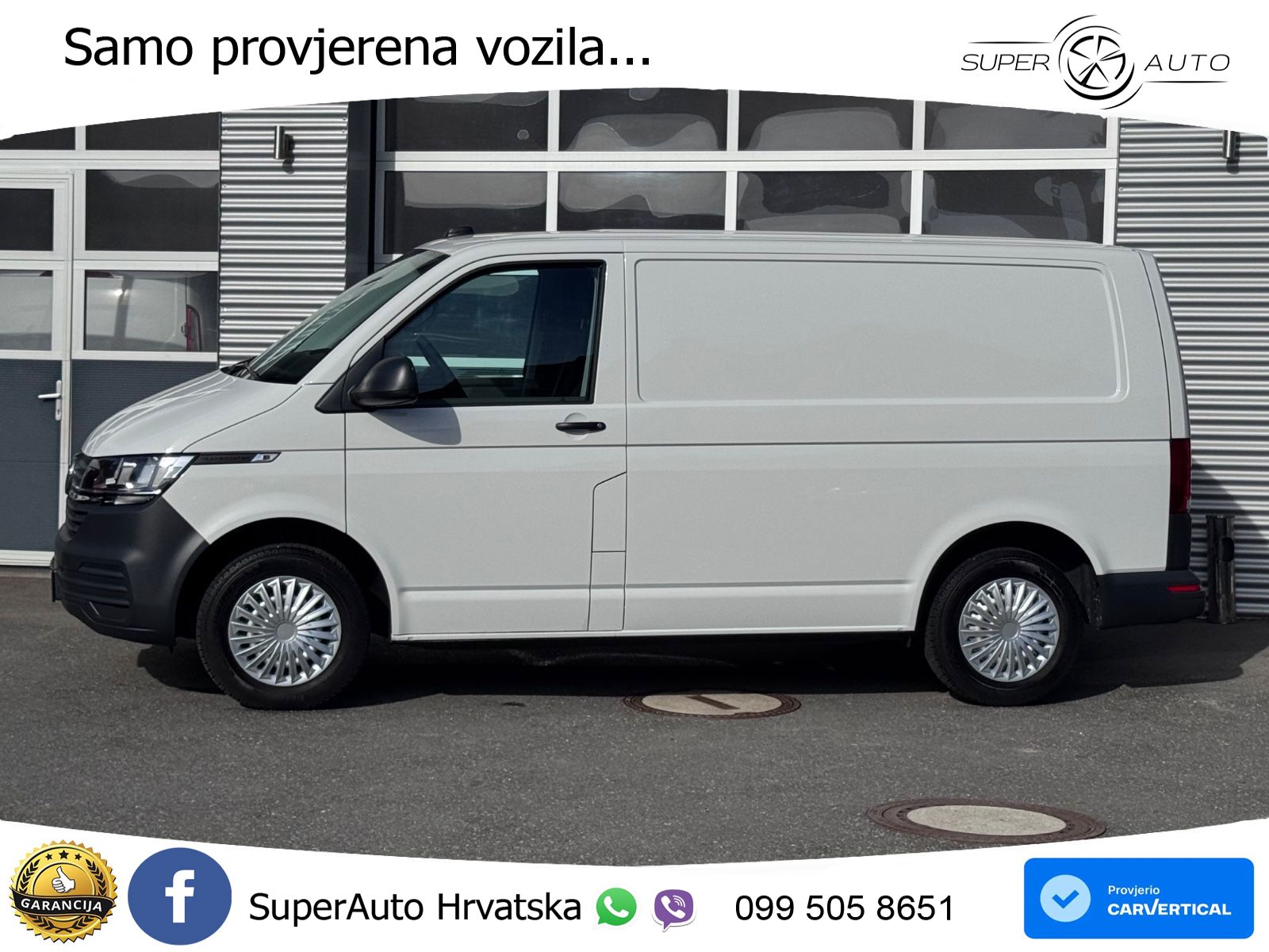Volkswagen T6.1 Transporter Kasten FWD EcoProfi Klima 110 KS
