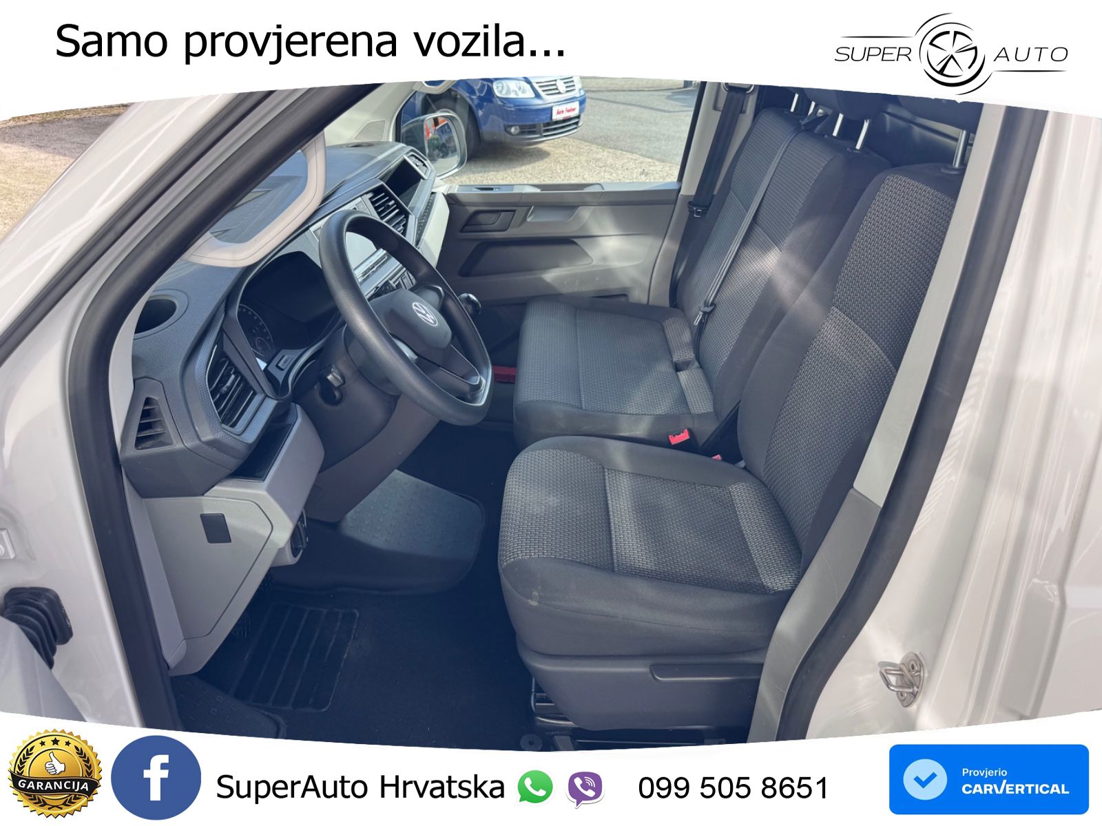 Volkswagen T6.1 Transporter Kasten FWD EcoProfi Klima 110 KS