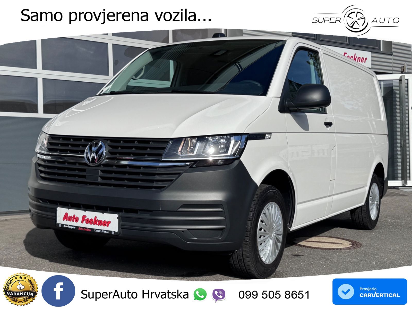 Volkswagen T6.1 Transporter Kasten FWD EcoProfi Klima 110 KS