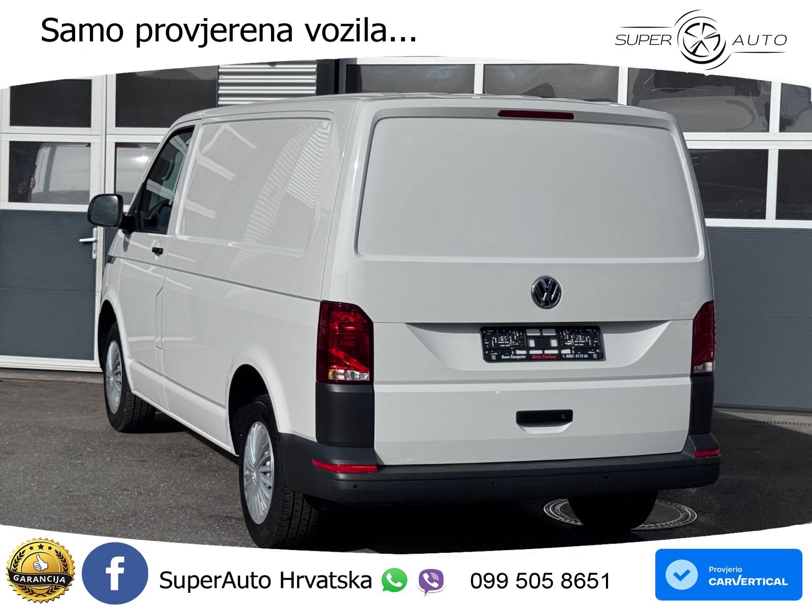 Volkswagen T6.1 Transporter Kasten FWD EcoProfi Klima 110 KS