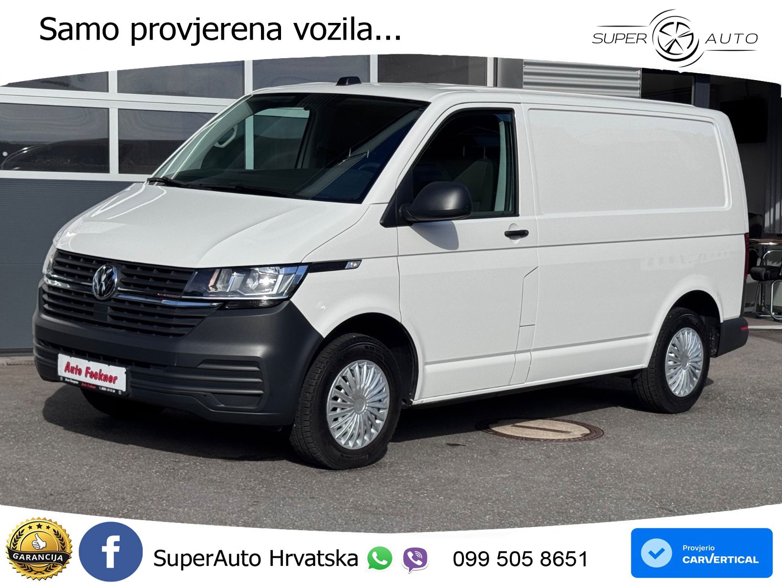 Volkswagen T6.1 Transporter Kasten FWD EcoProfi Klima 110 KS