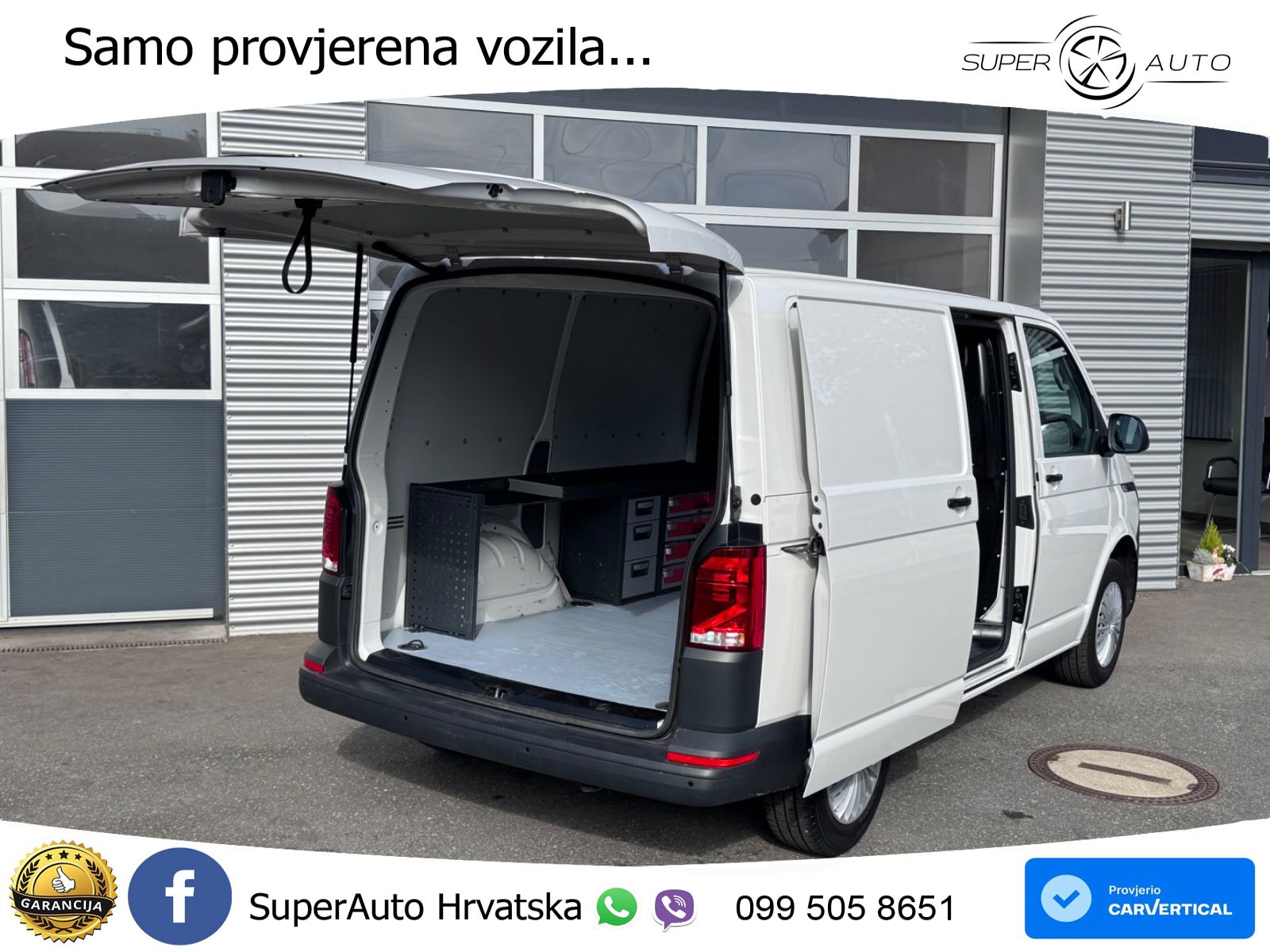 Volkswagen T6.1 Transporter Kasten FWD EcoProfi Klima 110 KS