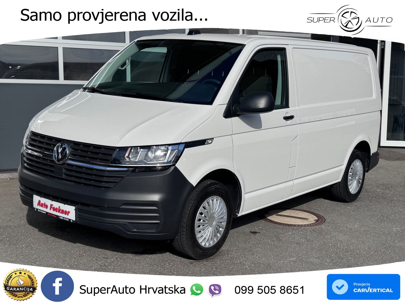 Volkswagen T6.1 Transporter Kasten FWD EcoProfi Klima 110 KS