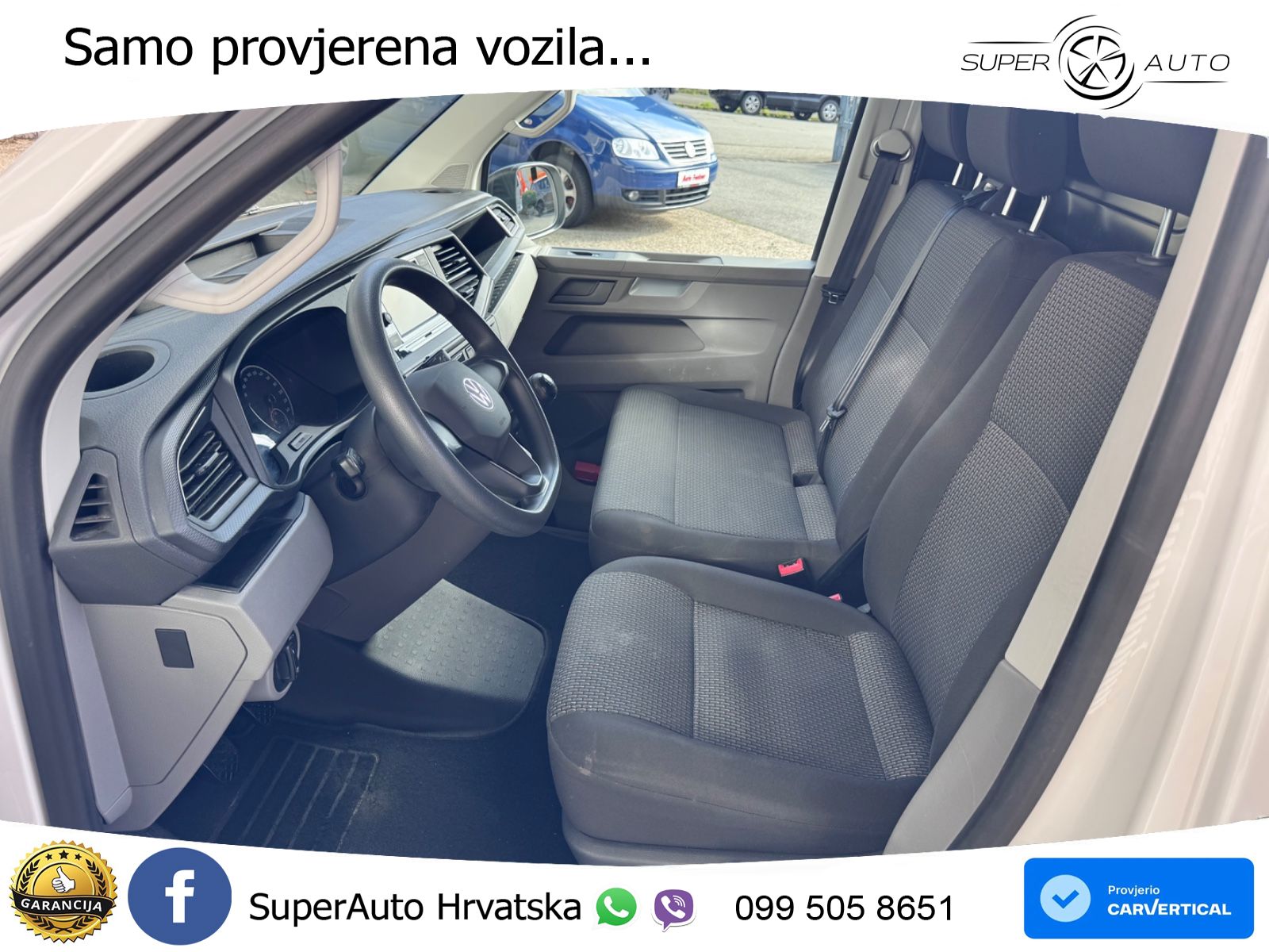 Volkswagen T6.1 Transporter Kasten FWD EcoProfi Klima 110 KS