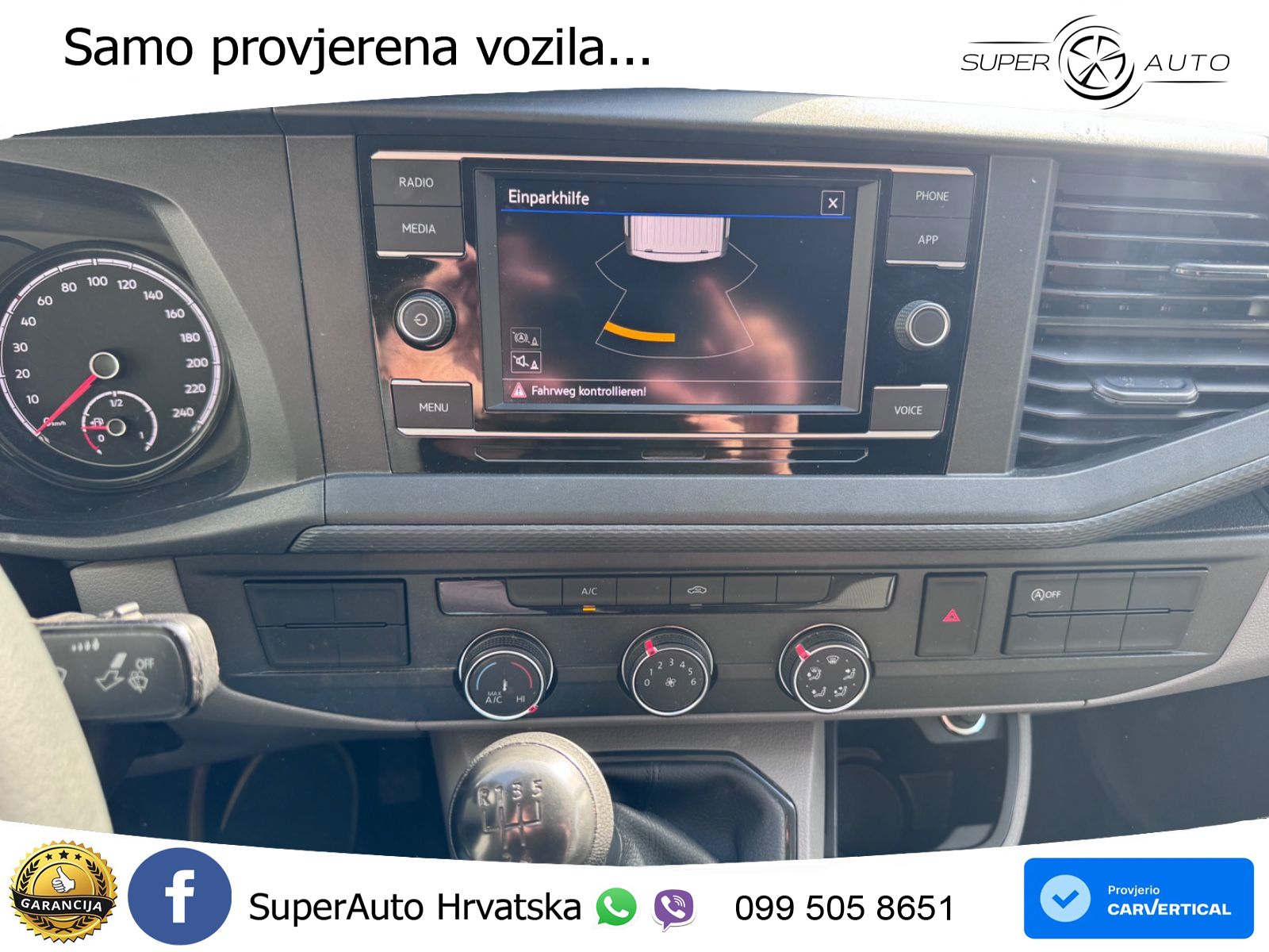 Volkswagen T6.1 Transporter Kasten FWD EcoProfi Klima 110 KS
