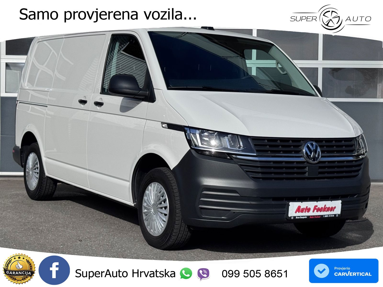 Volkswagen T6.1 Transporter Kasten FWD EcoProfi Klima 110 KS