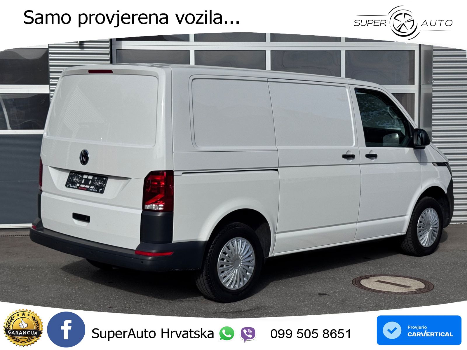Volkswagen T6.1 Transporter Kasten FWD EcoProfi Klima 110 KS