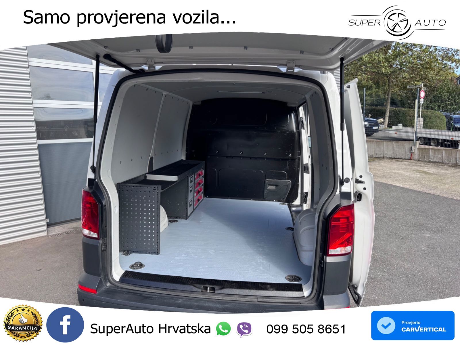 Volkswagen T6.1 Transporter Kasten FWD EcoProfi Klima 110 KS