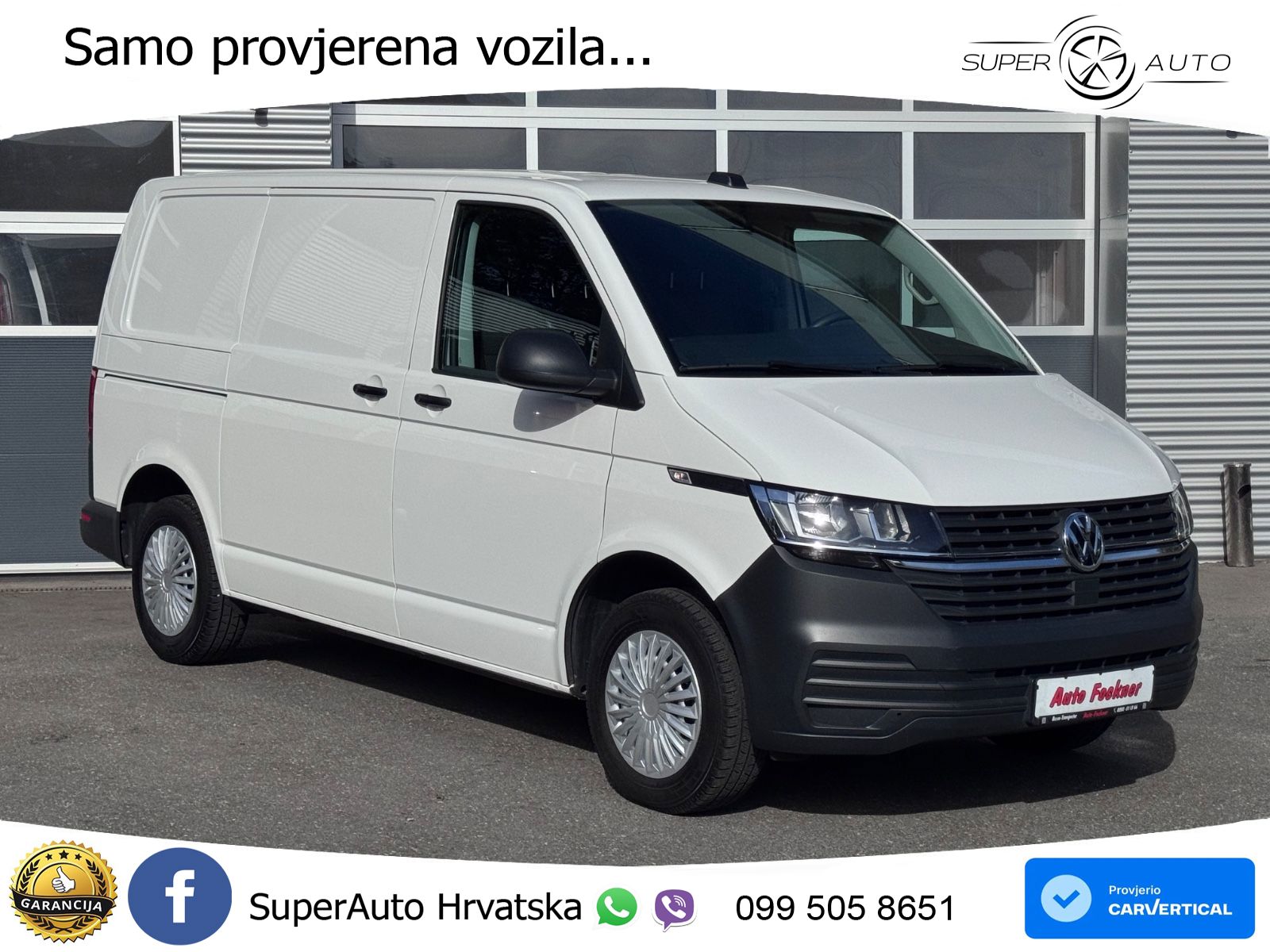Volkswagen T6.1 Transporter Kasten FWD EcoProfi Klima 110 KS