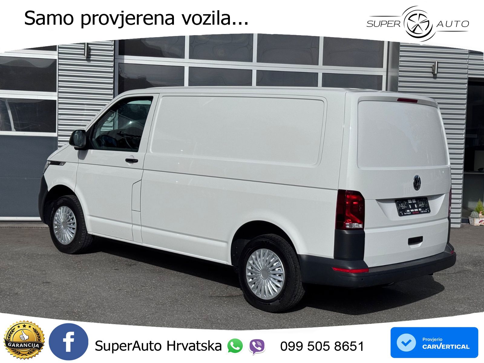 Volkswagen T6.1 Transporter Kasten FWD EcoProfi Klima 110 KS