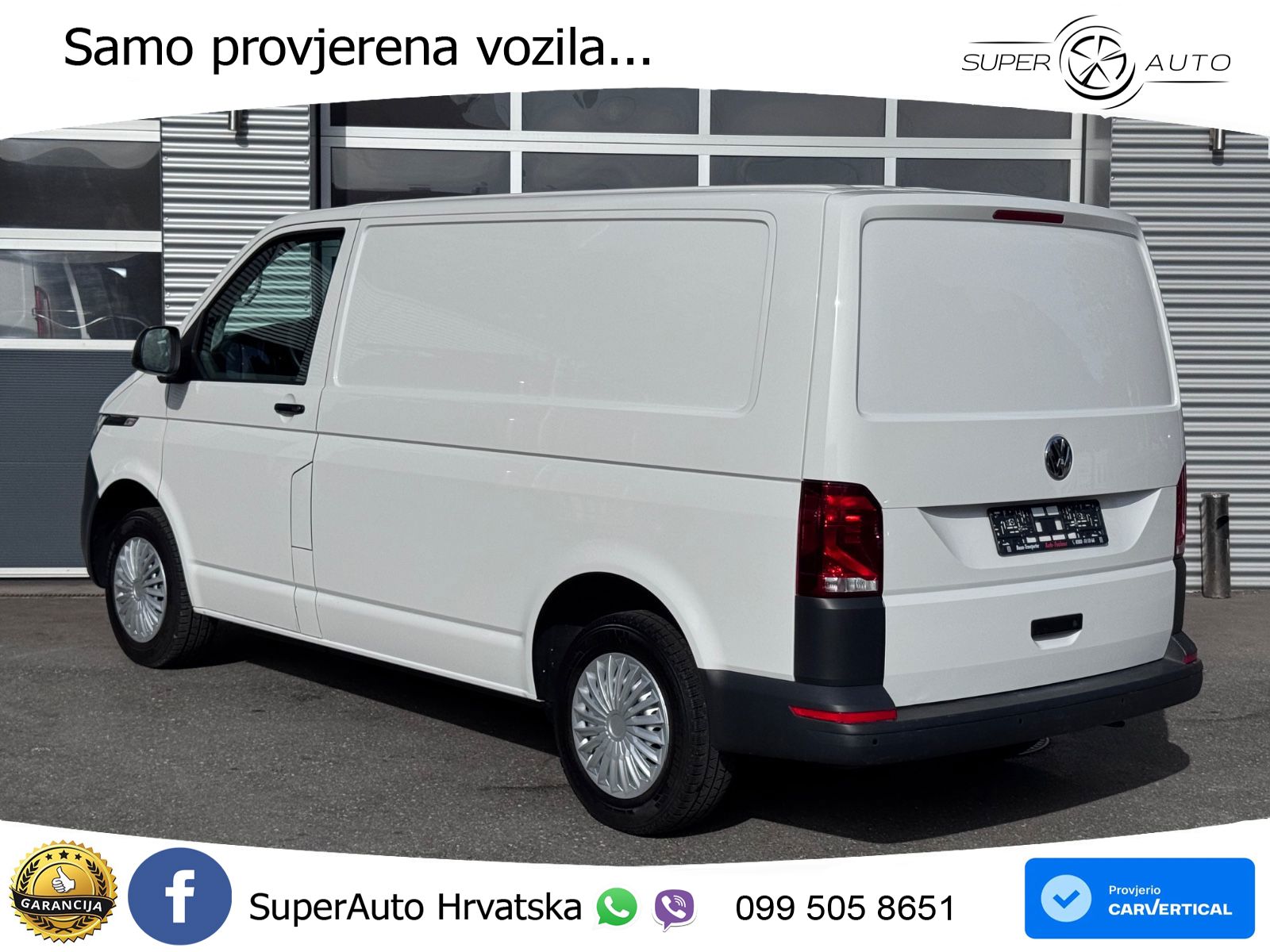 Volkswagen T6.1 Transporter Kasten FWD EcoProfi Klima 110 KS