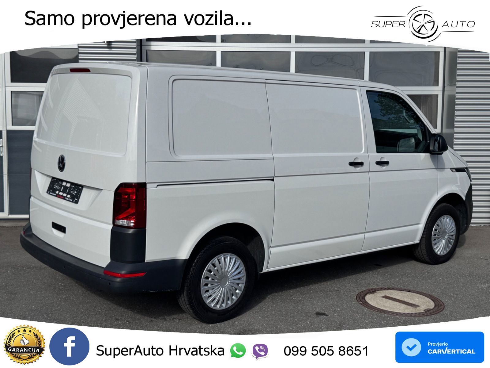 Volkswagen T6.1 Transporter Kasten FWD EcoProfi Klima 110 KS
