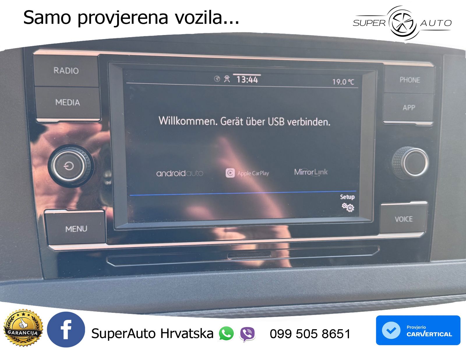 Volkswagen T6.1 Transporter Kasten FWD EcoProfi Klima 110 KS