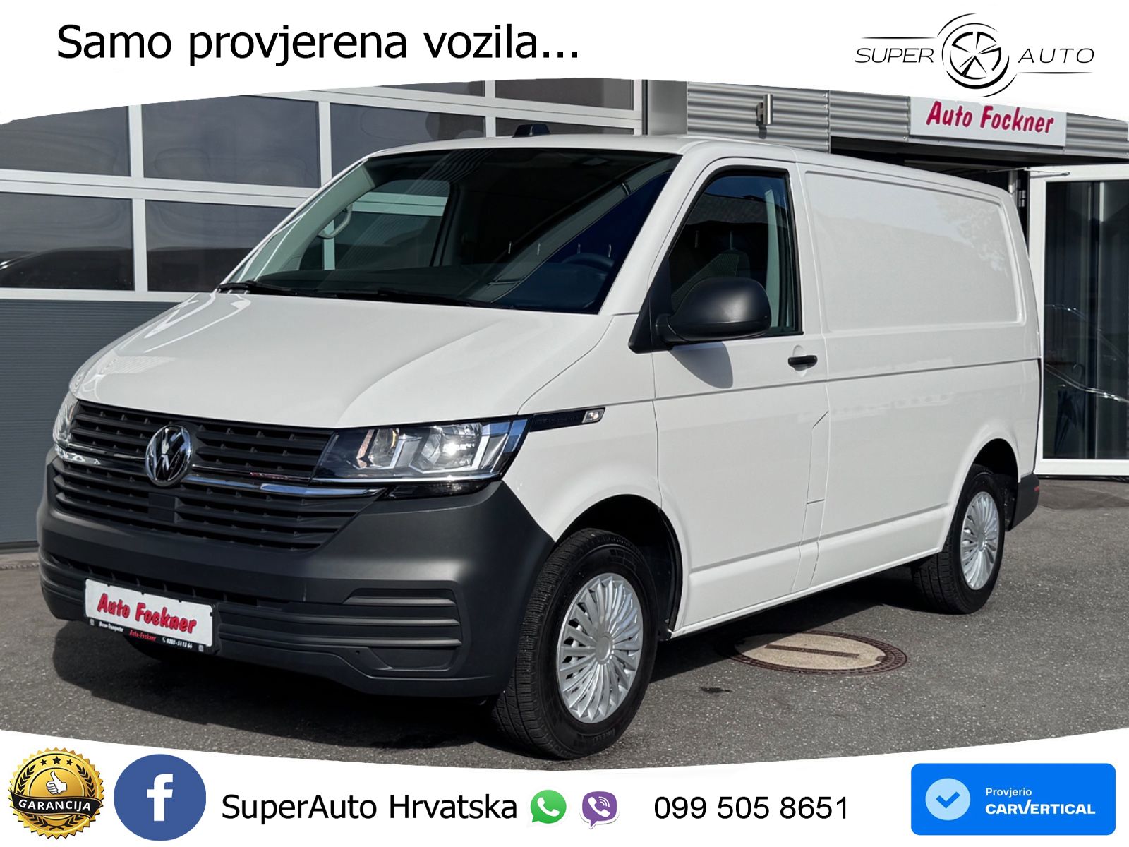 Volkswagen T6.1 Transporter Kasten FWD EcoProfi Klima 110 KS