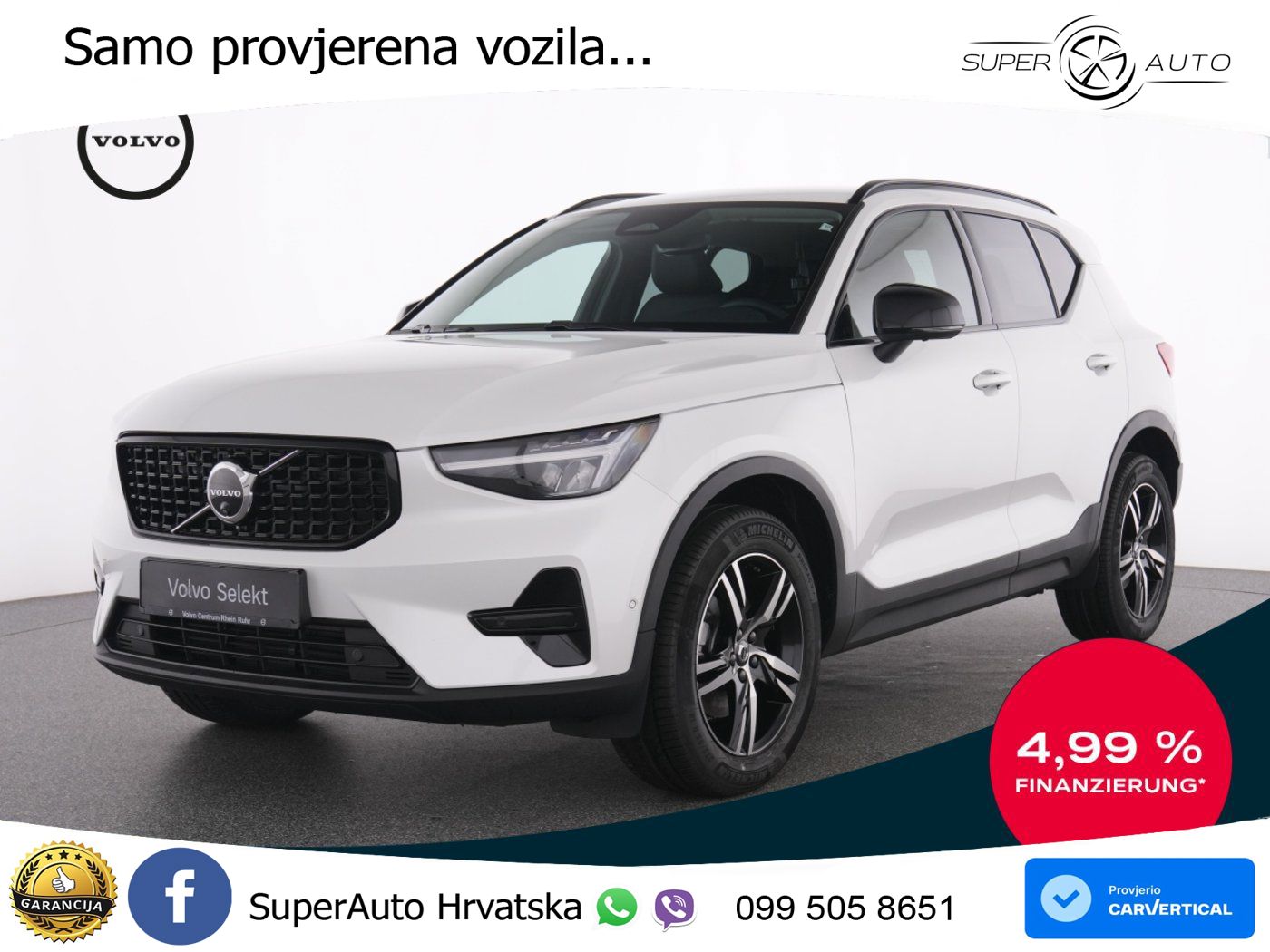 Volvo XC40 2.0 B3 163 KS Automatic LED+GR SJED+ACC