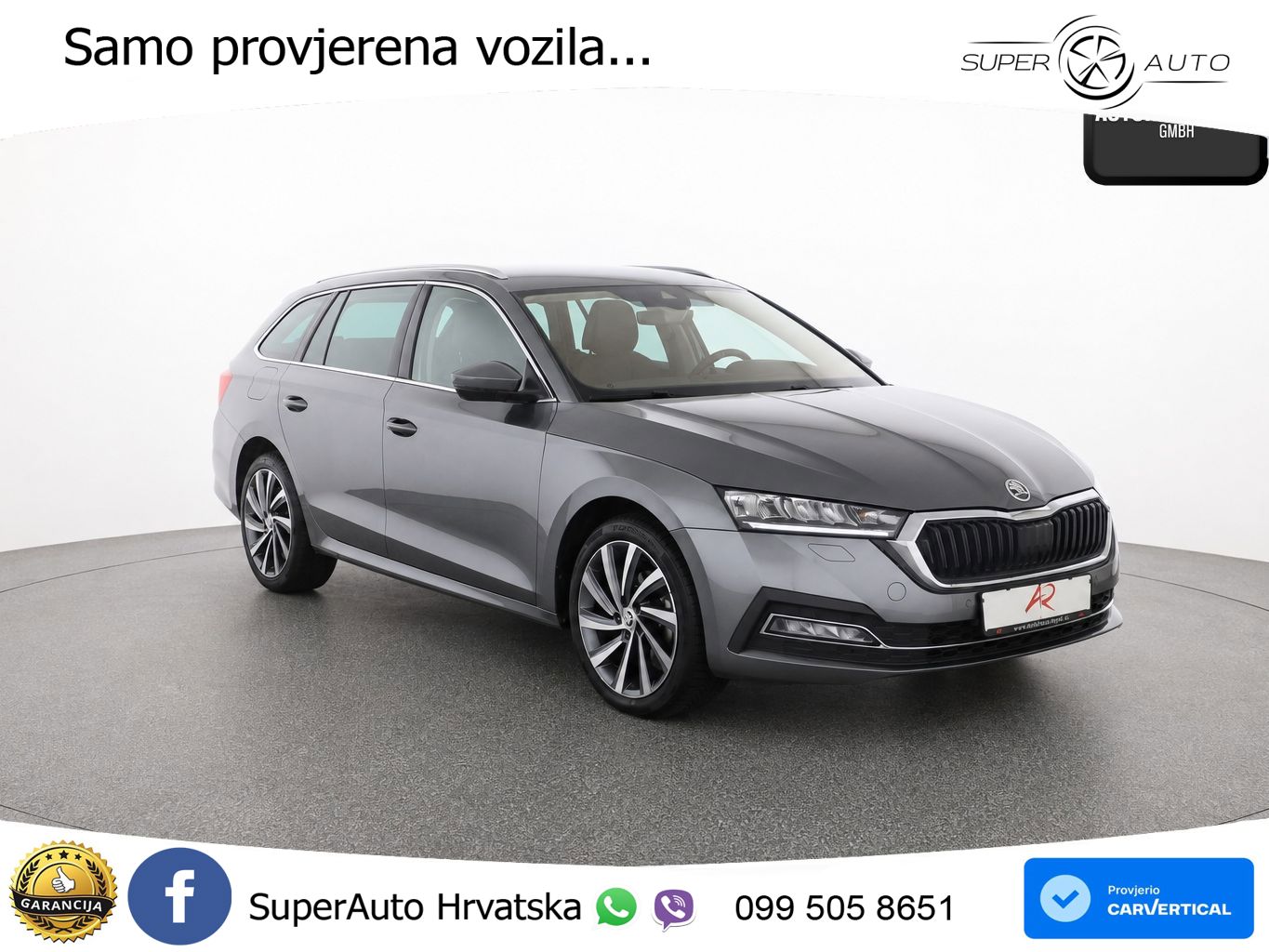 Škoda Octavia Combi 2.0 TDI (150 KS) DSG LED+GR SJED+ACC