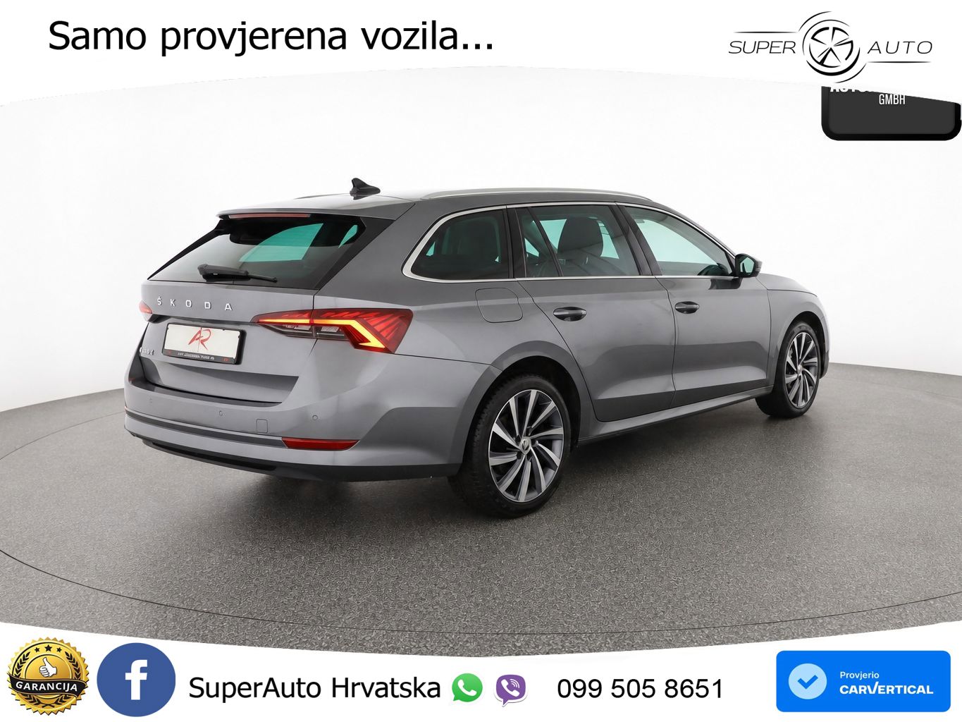 Škoda Octavia Combi 2.0 TDI (150 KS) DSG LED+GR SJED+ACC