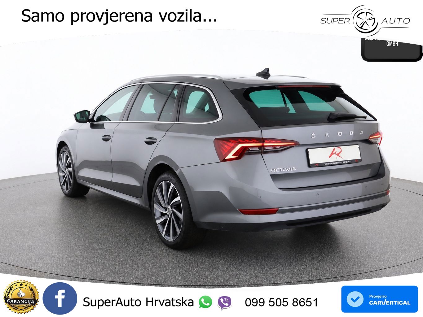 Škoda Octavia Combi 2.0 TDI (150 KS) DSG LED+GR SJED+ACC