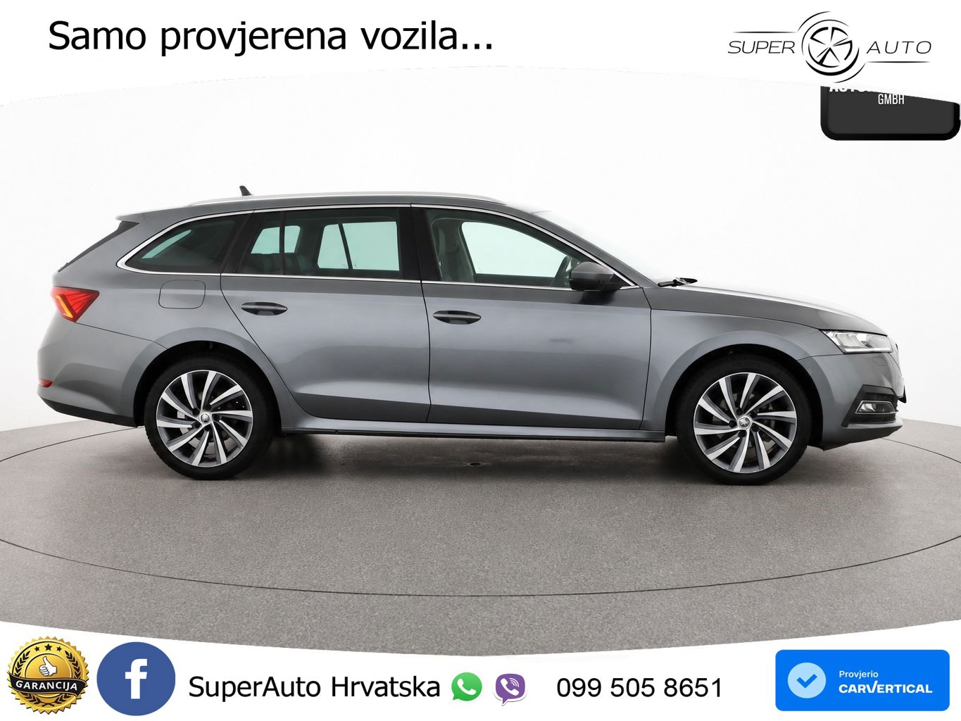 Škoda Octavia Combi 2.0 TDI (150 KS) DSG LED+GR SJED+ACC