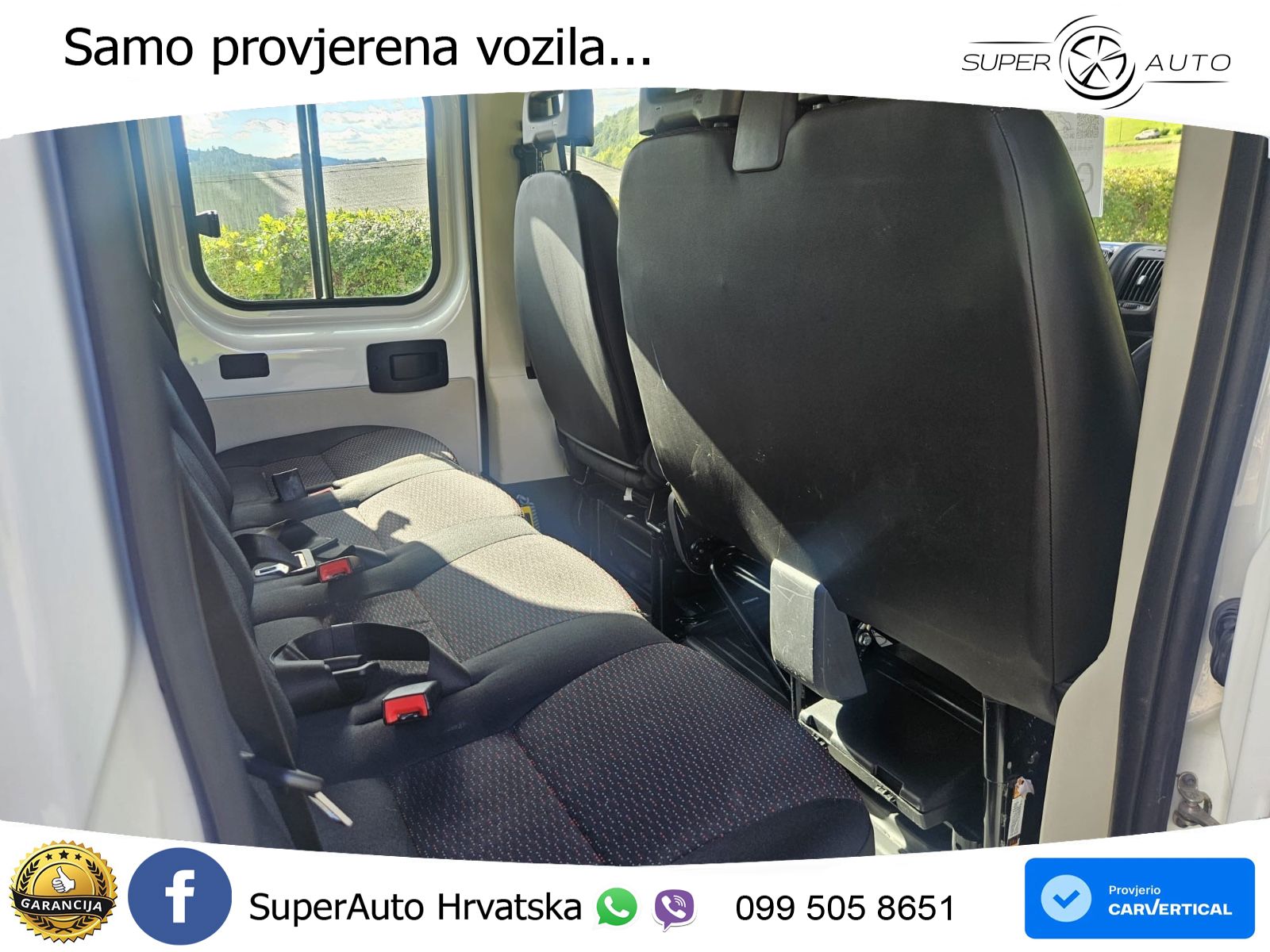 Peugeot Boxer Doka 3-Seitenkipper AHK Klima 1.Hand 131 KS