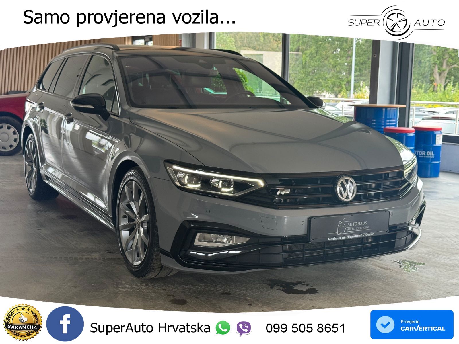 Volkswagen Passat Variant 2.0 TDI (240 KS) 4MOTION DSG R-Line LED+GR SJED+ACC