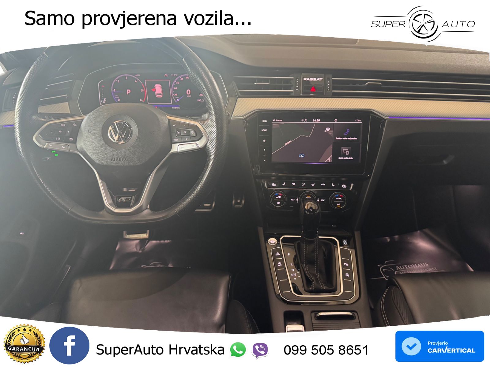 Volkswagen Passat Variant 2.0 TDI (240 KS) 4MOTION DSG R-Line LED+GR SJED+ACC