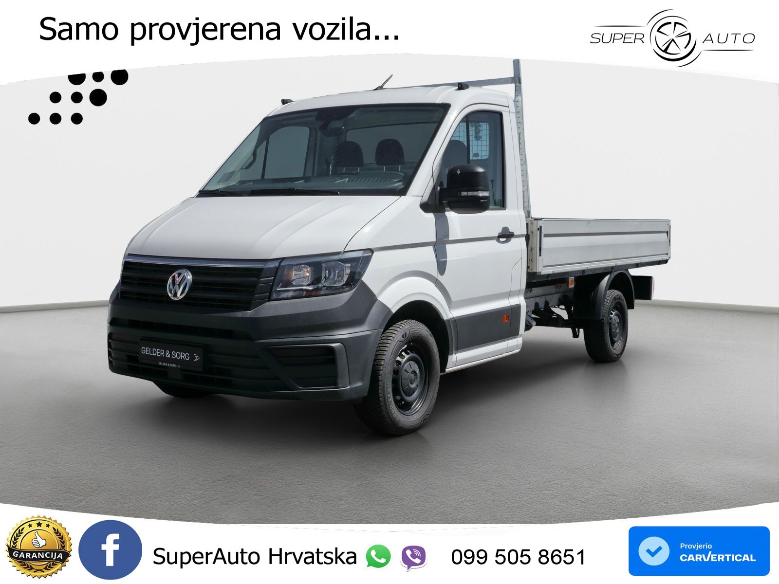 Volkswagen Crafter 35 Pritsche MR TDI Autom*AHK*Leiterträg* 140 KS