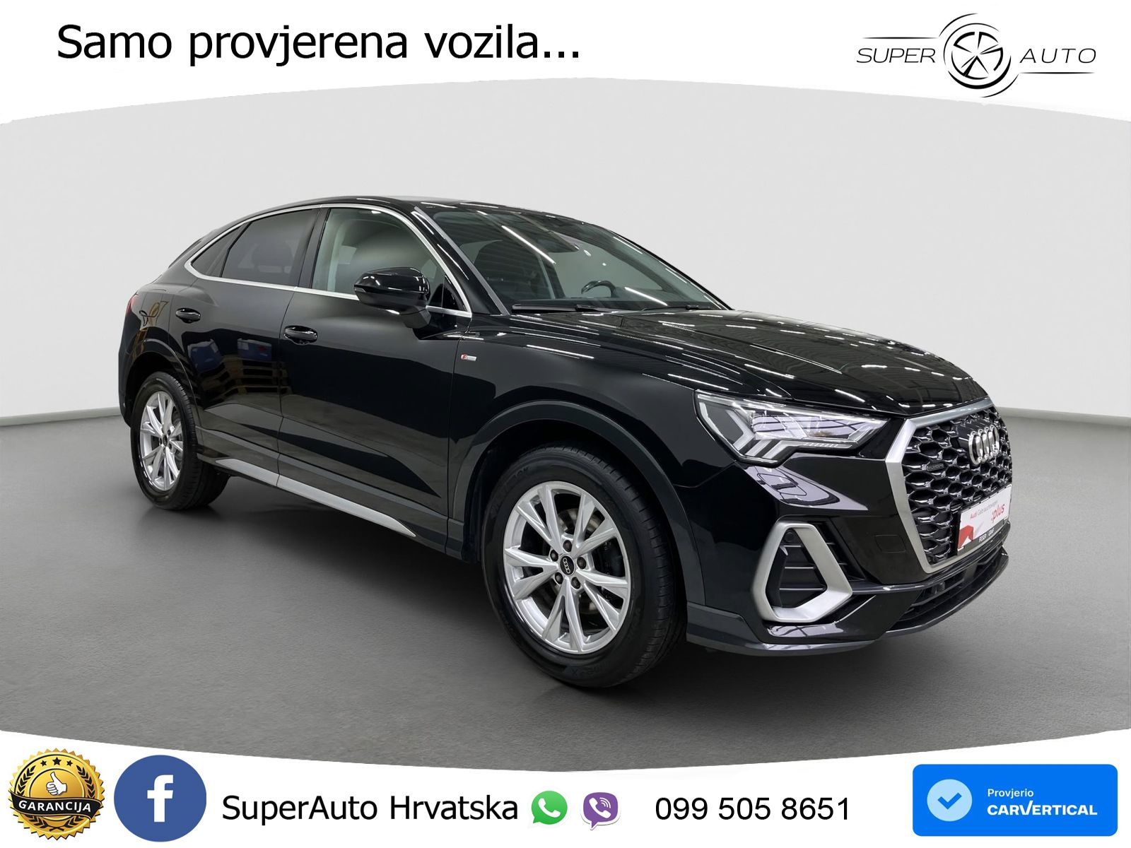 Audi Q3 Sportback 35 TDI (150 KS) quattro S tronic S line MATRIX+GR SJED+KAM