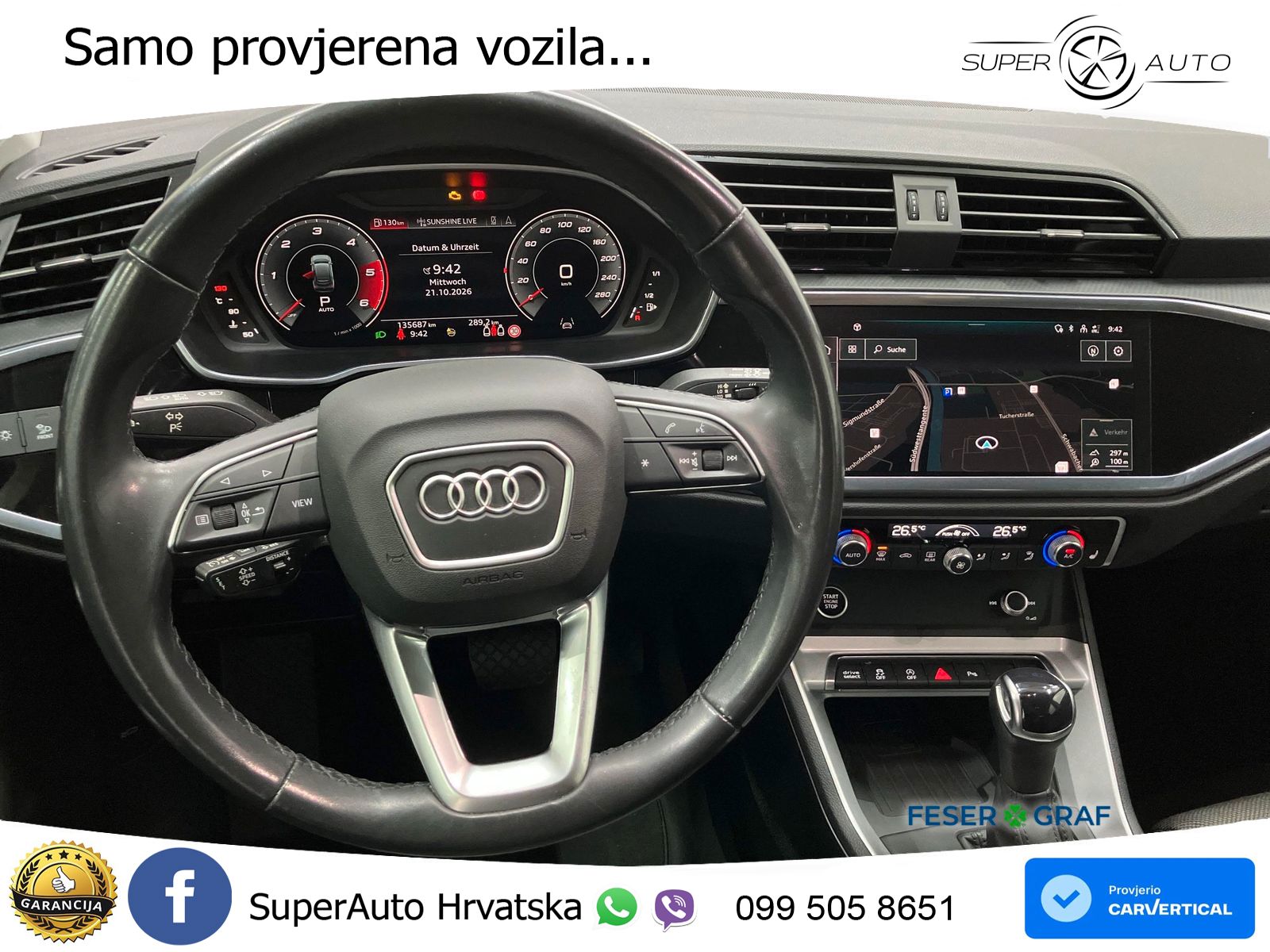 Audi Q3 Sportback 35 TDI (150 KS) quattro S tronic S line MATRIX+GR SJED+KAM