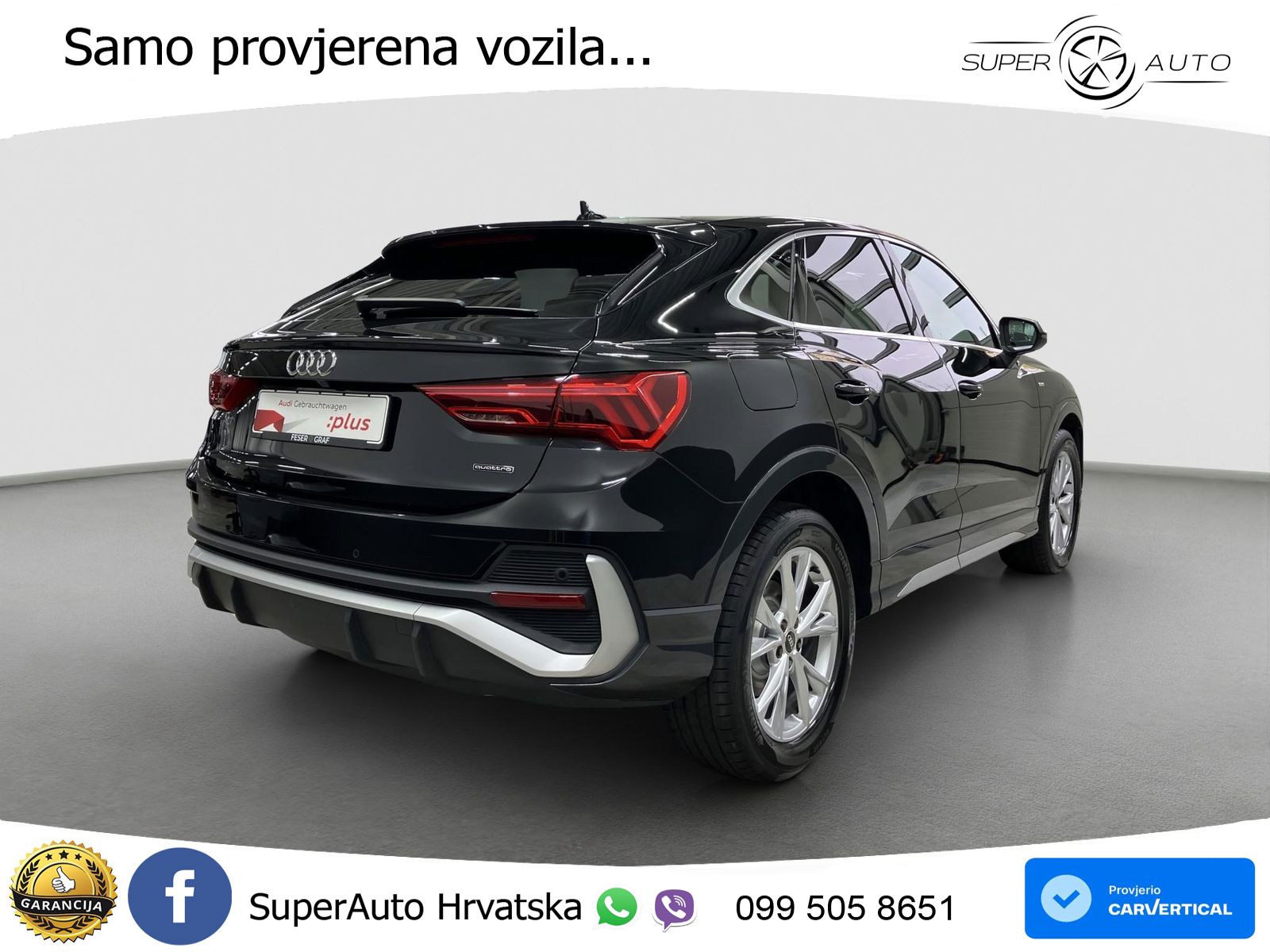 Audi Q3 Sportback 35 TDI (150 KS) quattro S tronic S line MATRIX+GR SJED+KAM