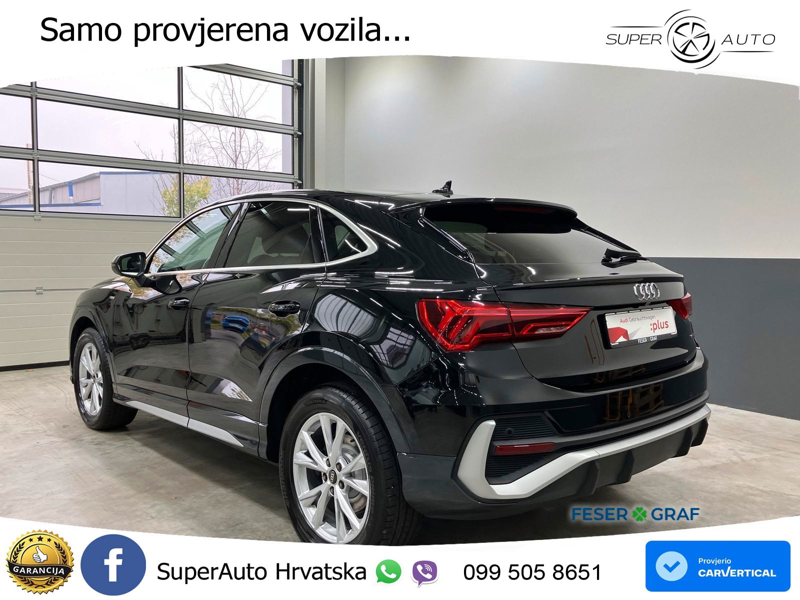 Audi Q3 Sportback 35 TDI (150 KS) quattro S tronic S line MATRIX+GR SJED+KAM