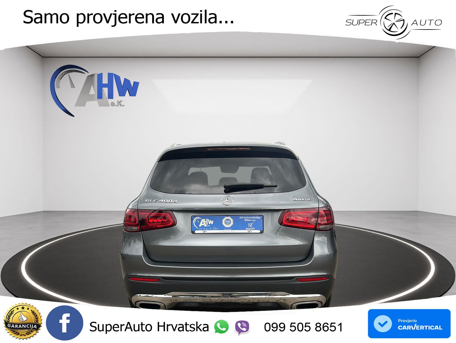 Mercedes GLC 400d (330 KS) 4MATIC 9G-TRONIC AMG LED+GR SJED+ACC