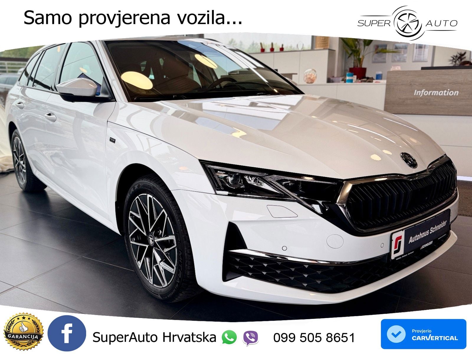 Škoda Octavia Combi 2.0 TDI (150 KS) DSG LED+GR SJED+ACC