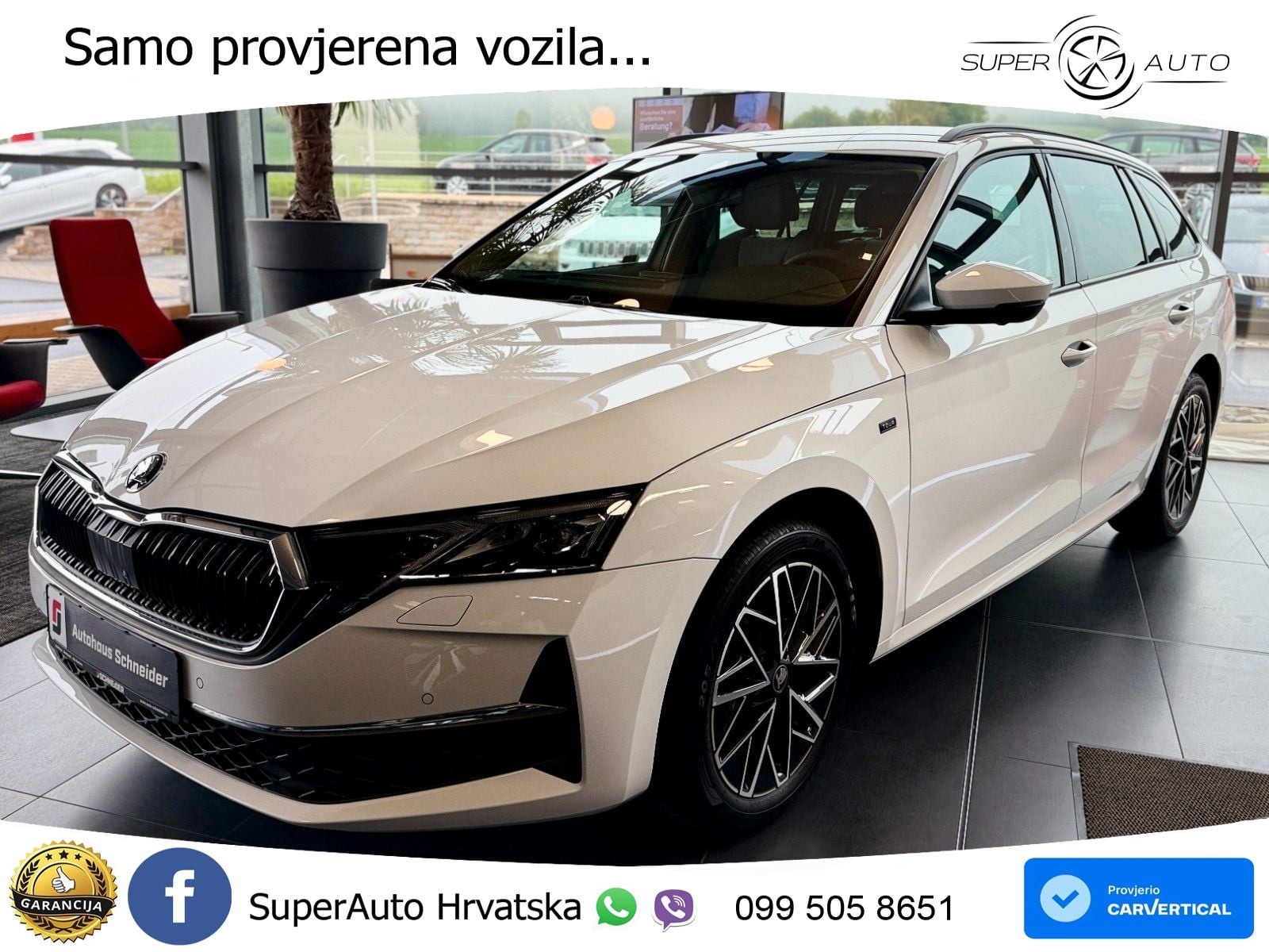 Škoda Octavia Combi 2.0 TDI (150 KS) DSG LED+GR SJED+ACC